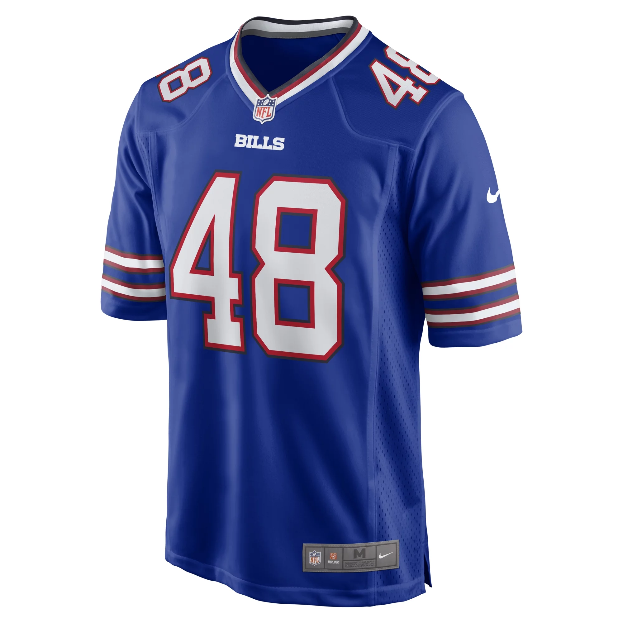 Men's Nike Joel Wilson Royal Buffalo Bills Team Game Jersey