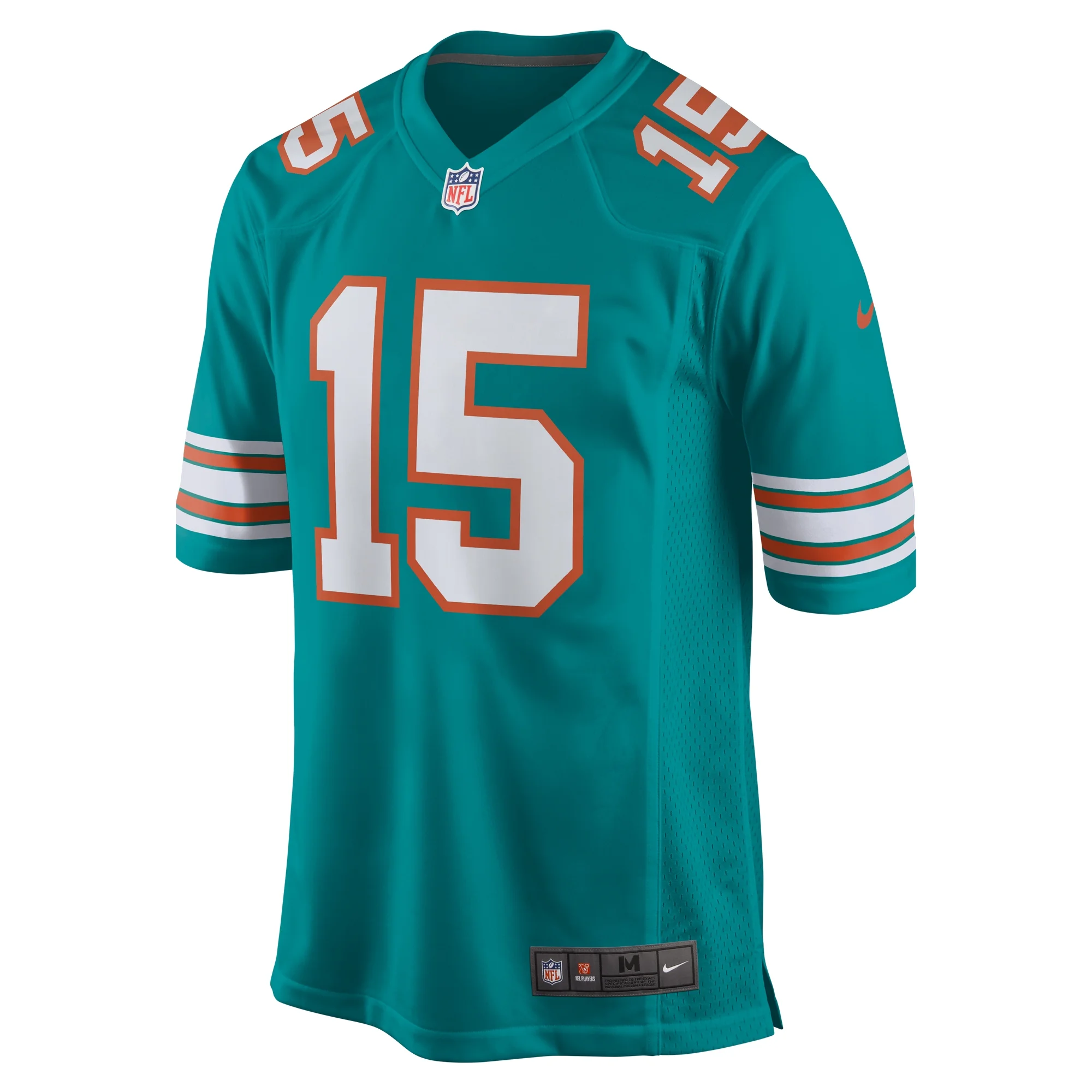 Men's Nike Jaelan Phillips Aqua Miami Dolphins Alternate Game Jersey