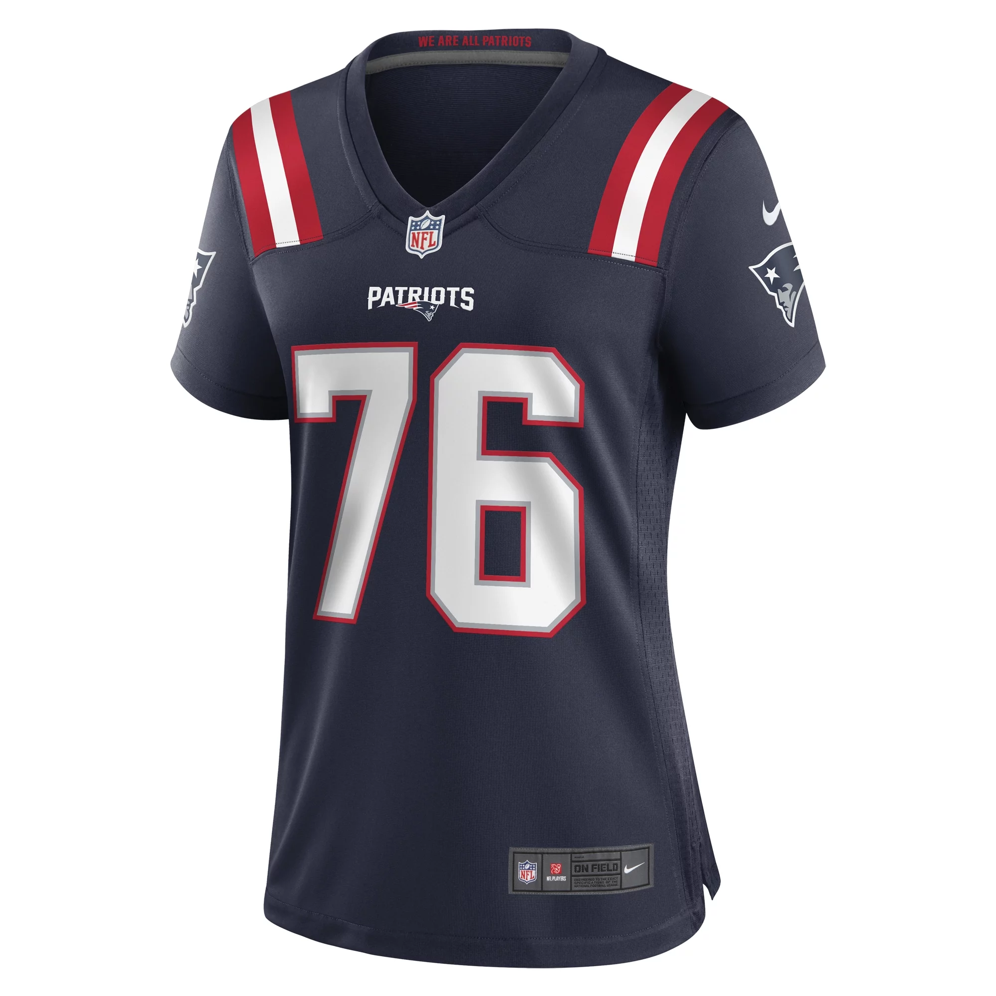 Women's Nike Calvin Anderson Navy New England Patriots Game Jersey
