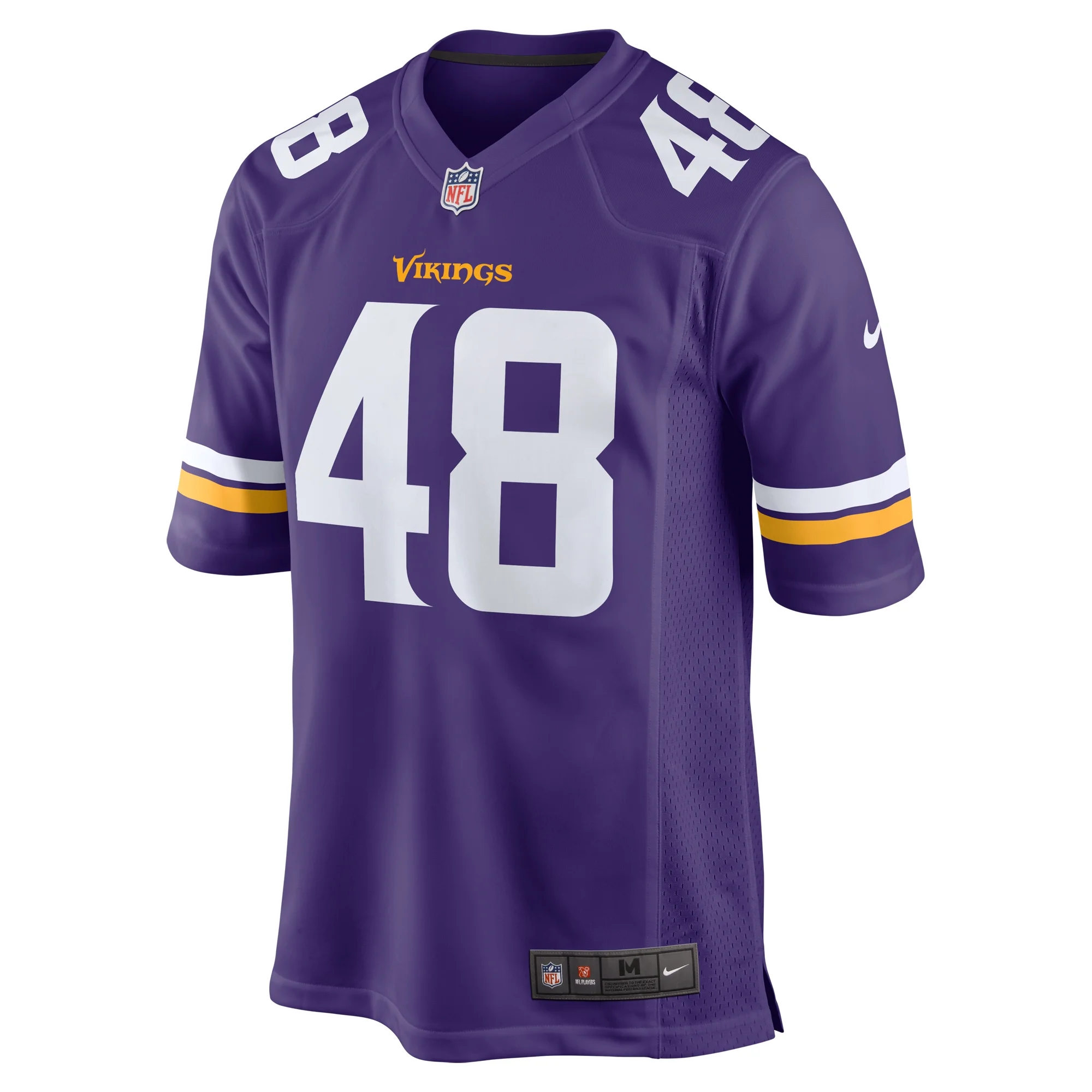 Men's Nike Quincy Roche Purple Minnesota Vikings Team Game Jersey