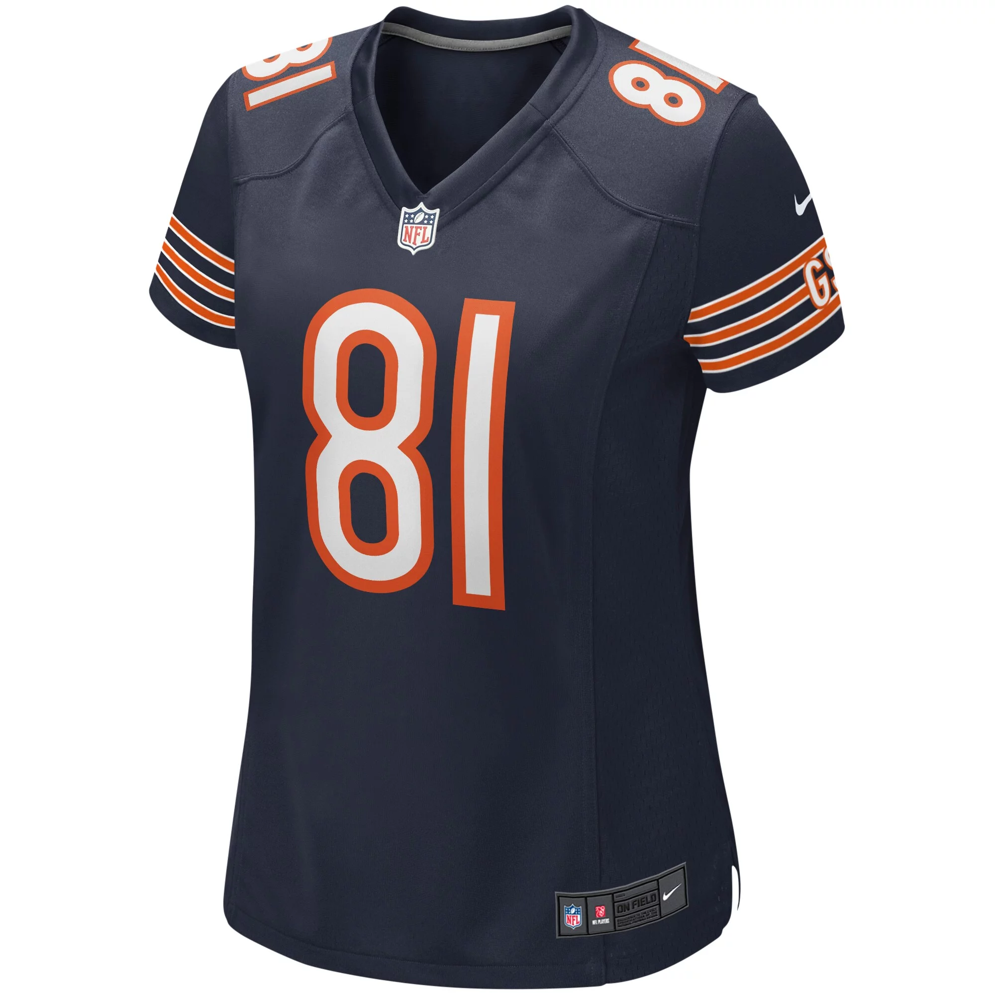 Women's Nike Doug Atkins Navy Chicago Bears Game Retired Player Jersey