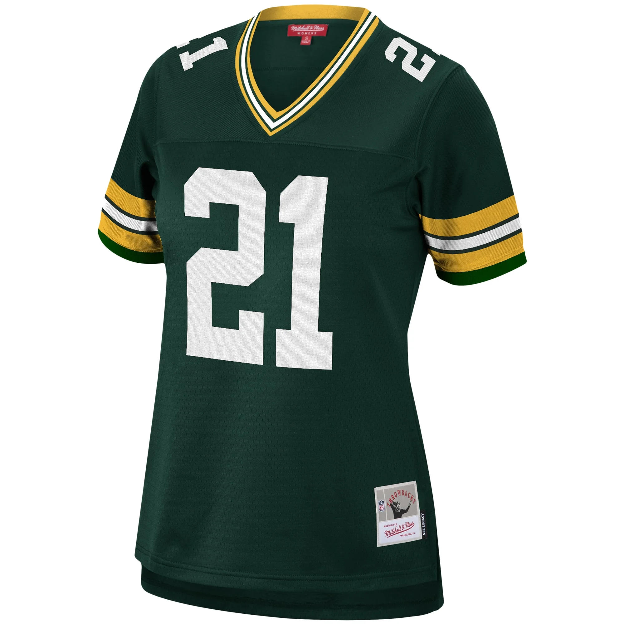 Women's Mitchell & Ness Charles Woodson Green Green Bay Packers 2010 Legacy Replica Player Jersey