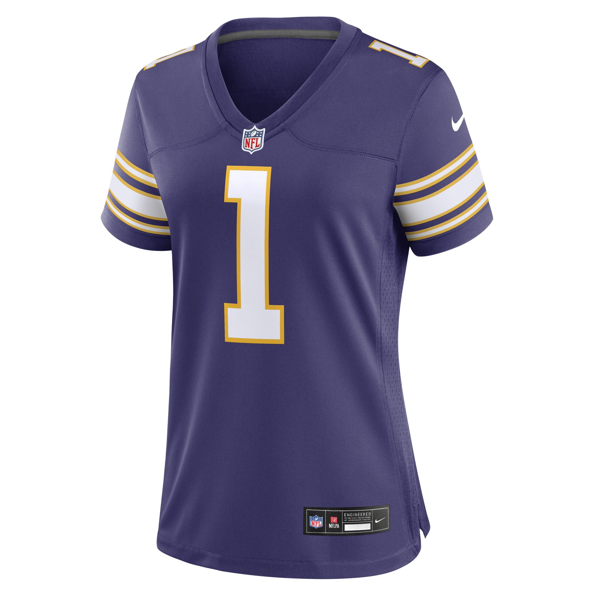 Women's Nike Warren Moon Purple Minnesota Vikings Classic Retired Player Game Jersey