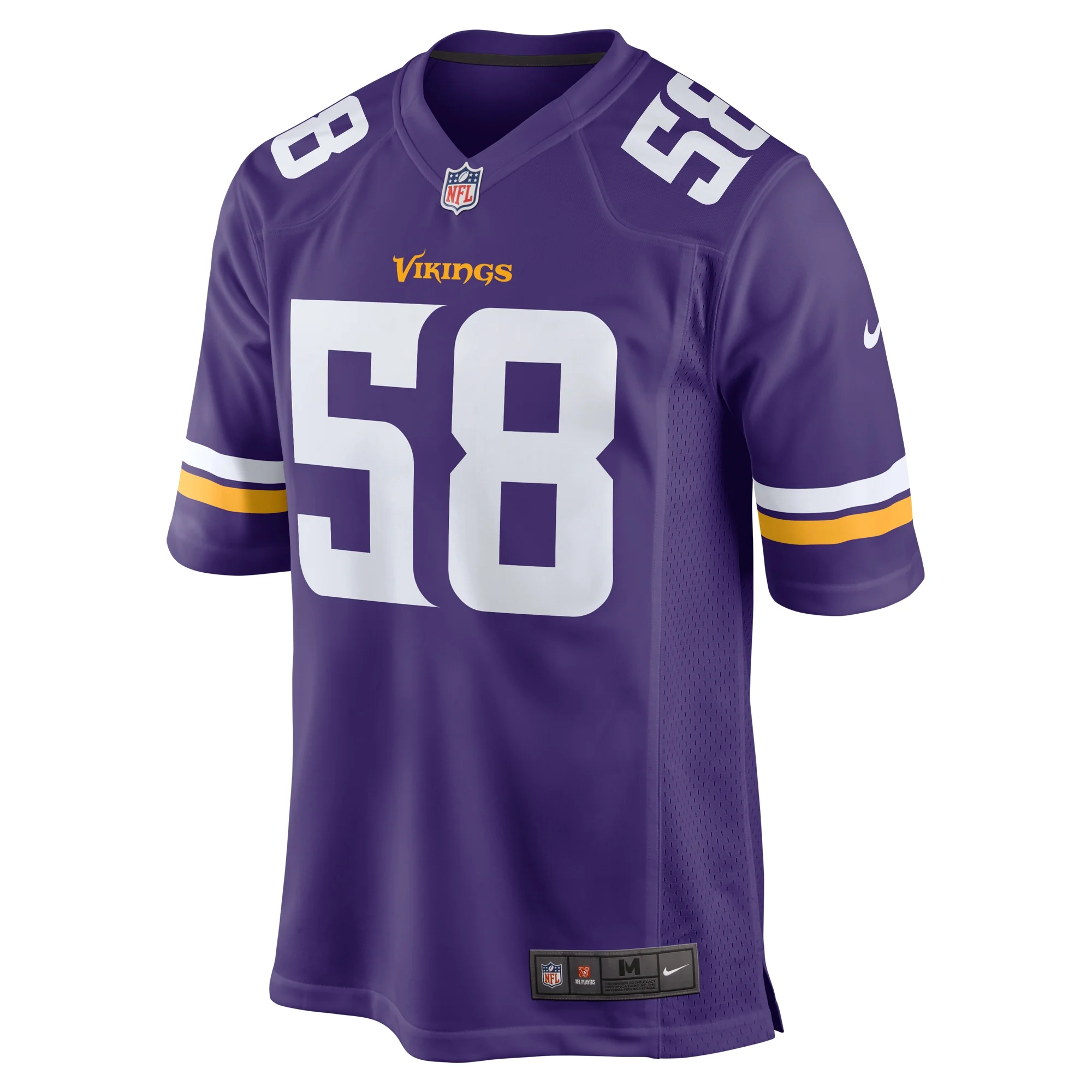 Men's Nike Jonathan Greenard Purple Minnesota Vikings Team Game Jersey