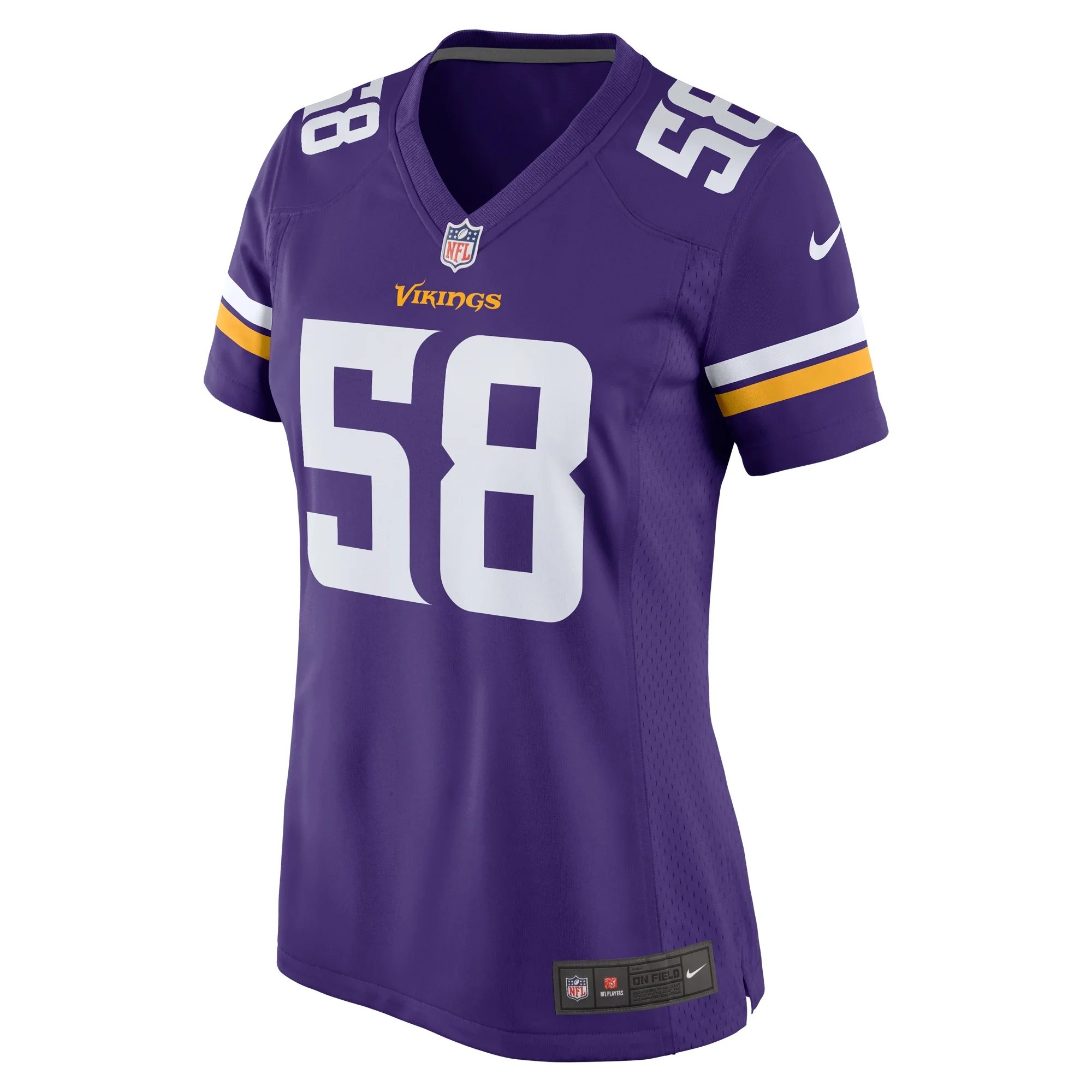 Women's Nike Jonathan Greenard Purple Minnesota Vikings Team Game Jersey