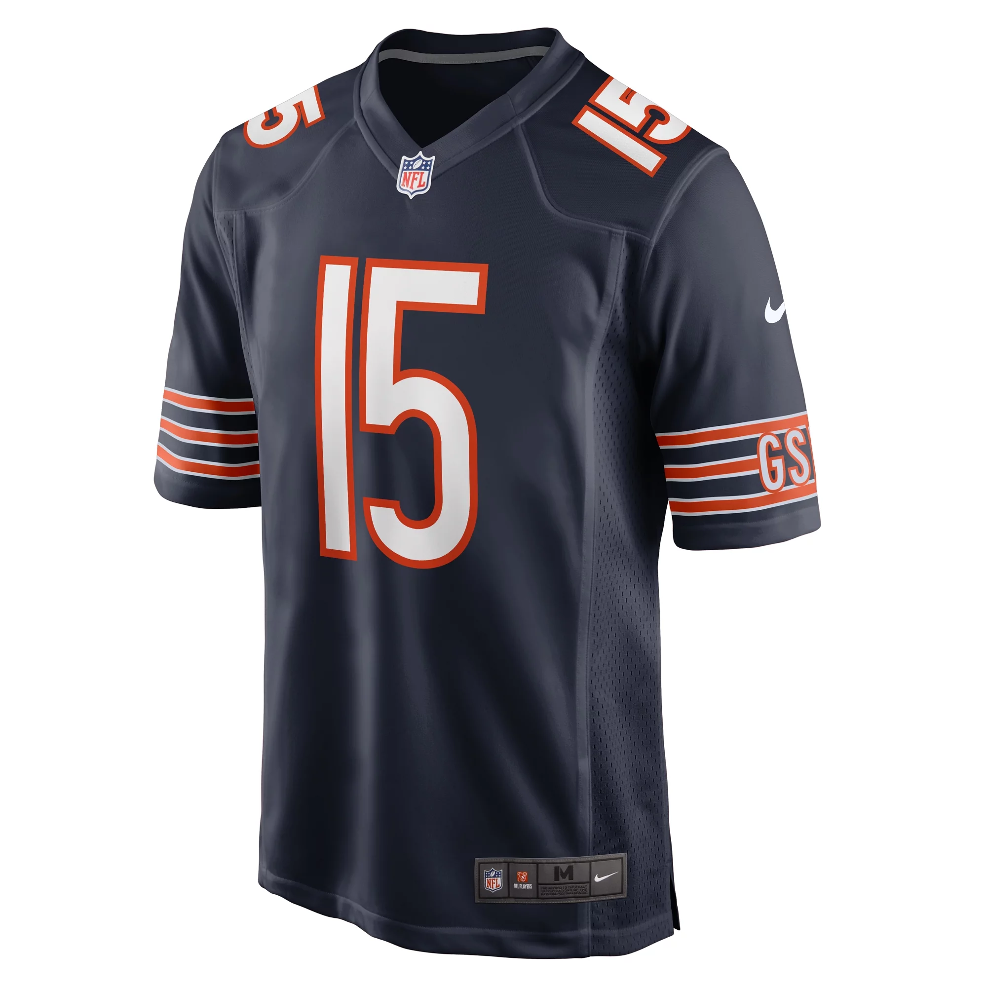 Men's Nike Trent Taylor Navy Chicago Bears Team Game Jersey