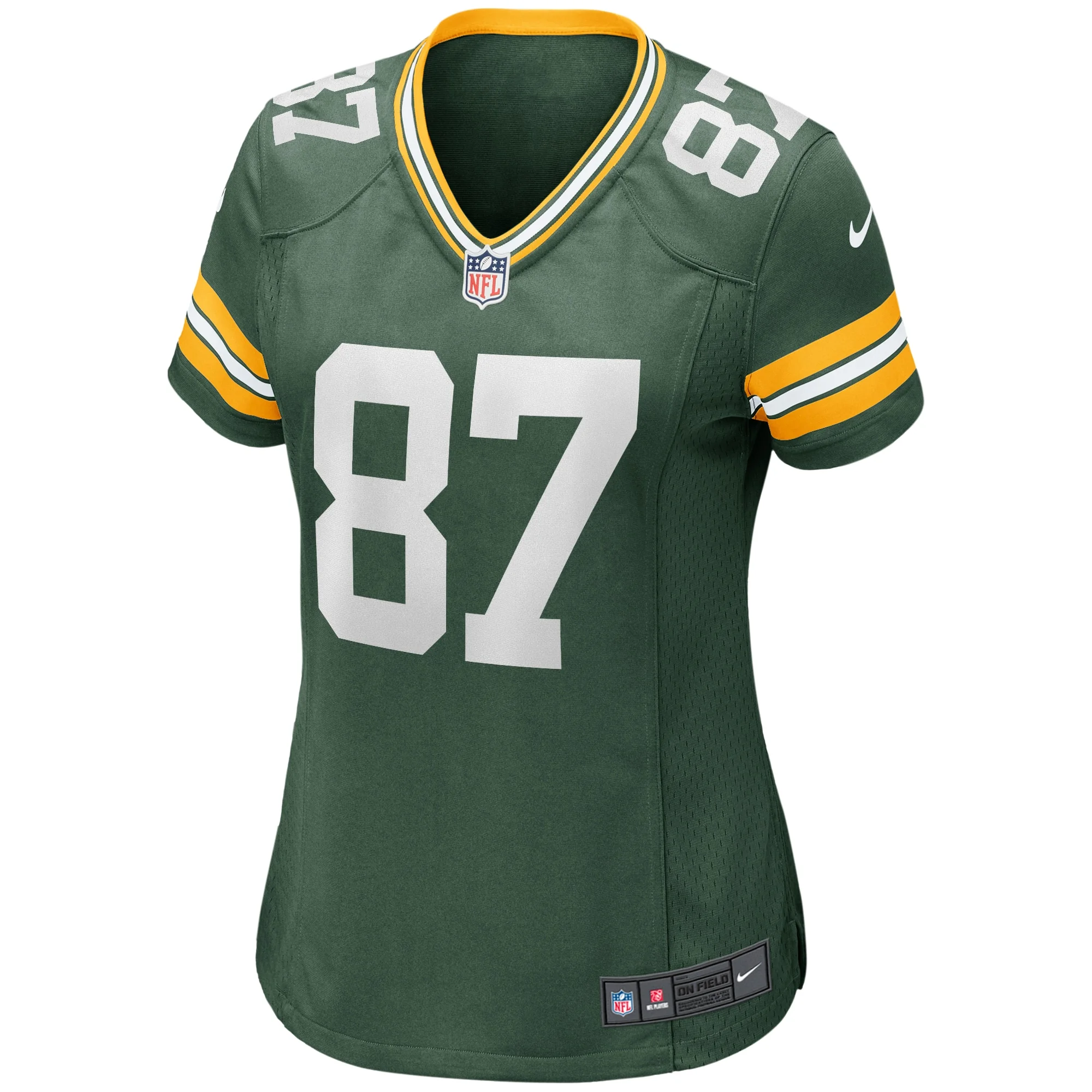 Women's Nike Willie Davis Green Green Bay Packers Game Retired Player Jersey