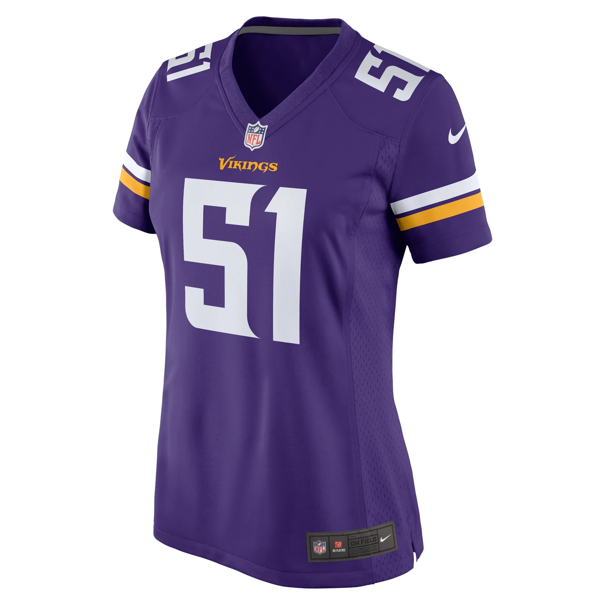 Women's Nike Blake Cashman Purple Minnesota Vikings Team Game Jersey