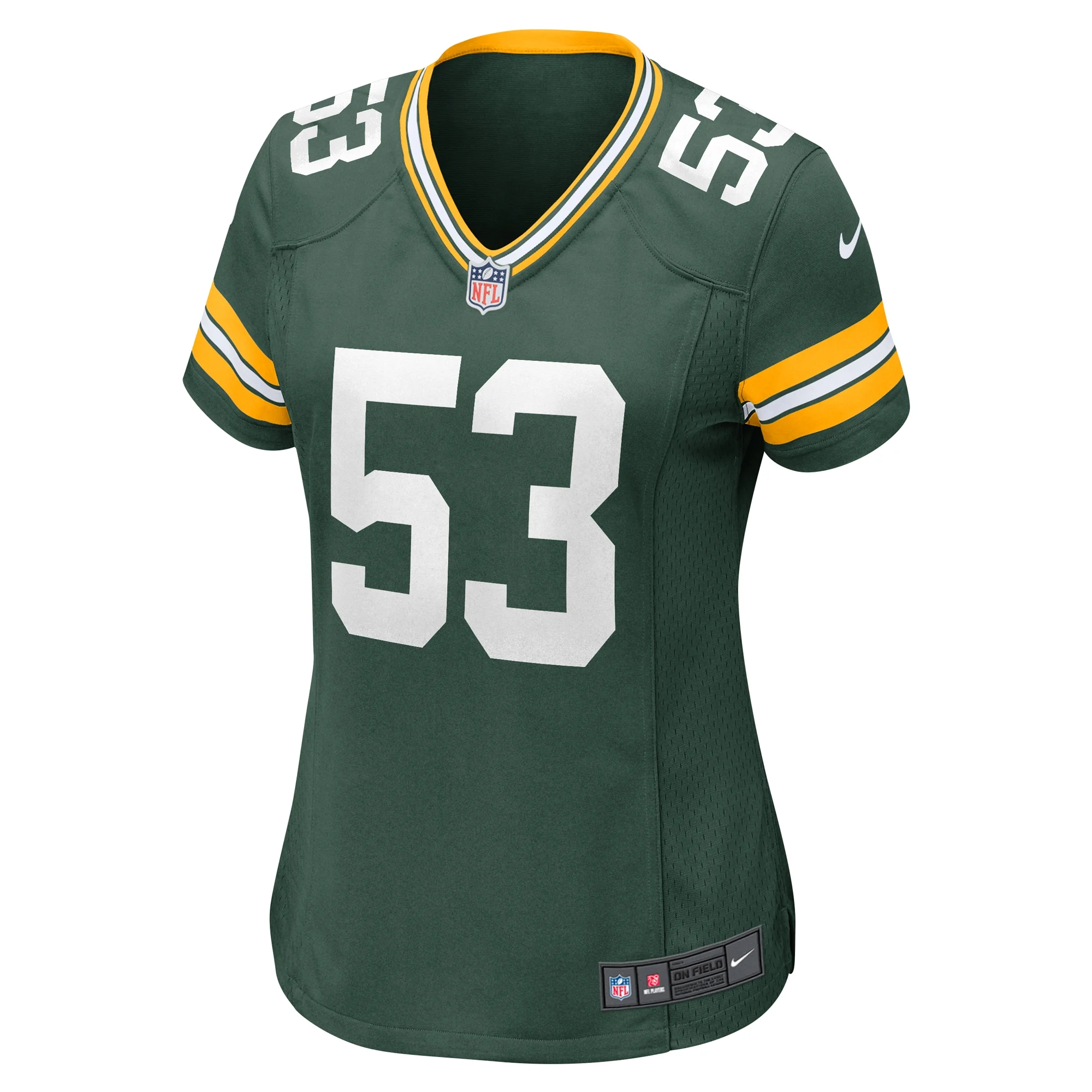 Women's Nike Arron Mosby Green Green Bay Packers Team Game Jersey
