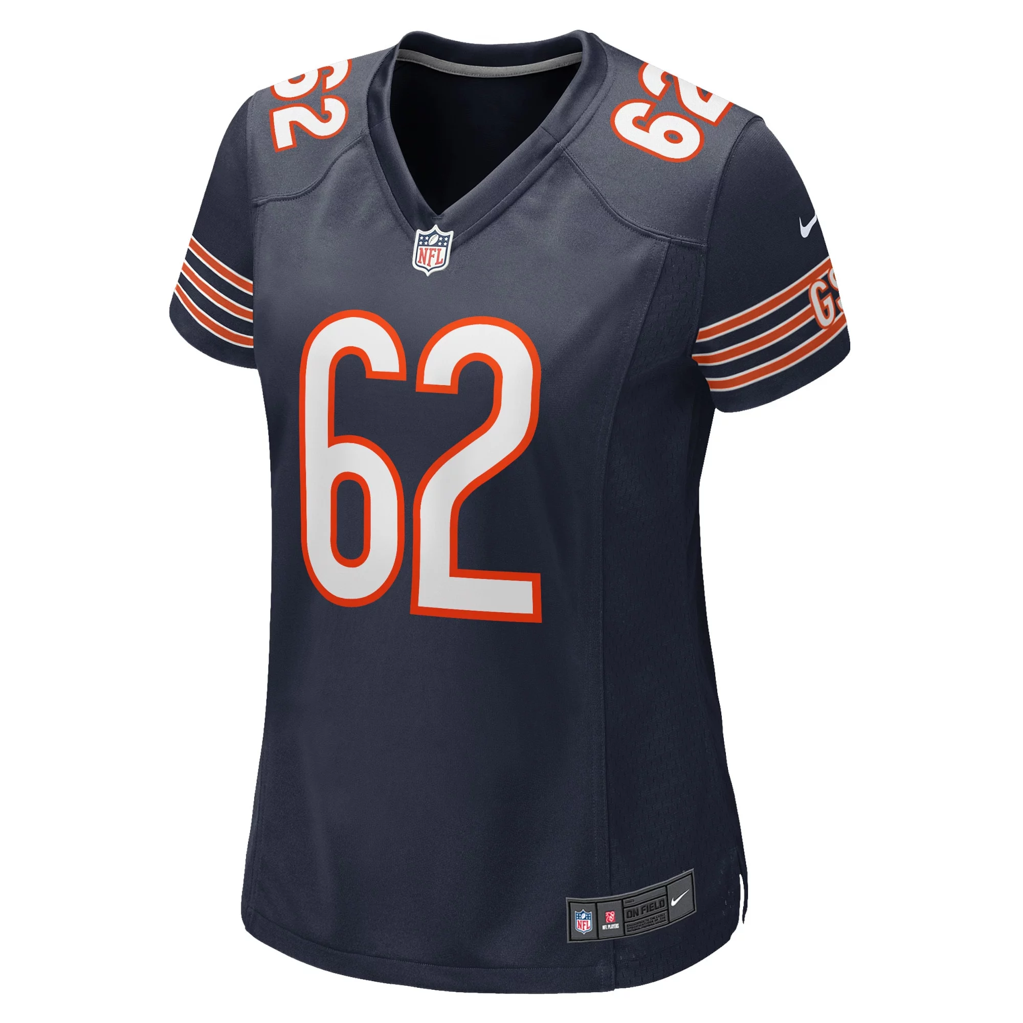 Women's Nike Lucas Patrick Navy Chicago Bears Game Jersey