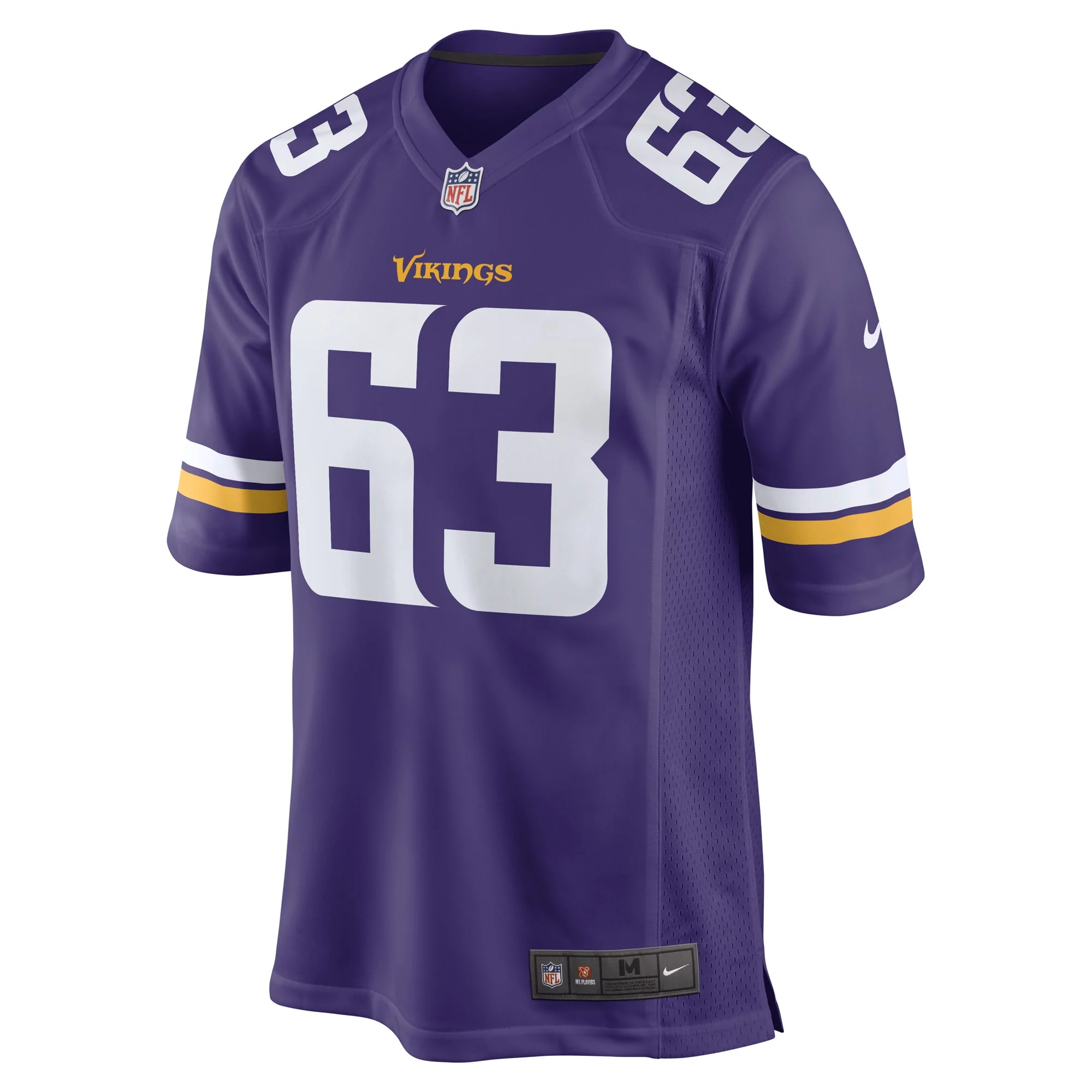 Men's Nike Vederian Lowe Purple Minnesota Vikings Game Player Jersey