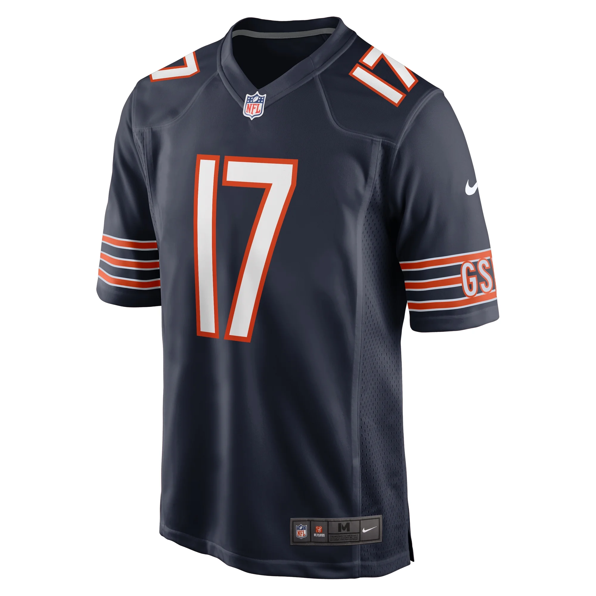 Men's Nike Tyson Bagent Navy Chicago Bears Game Jersey