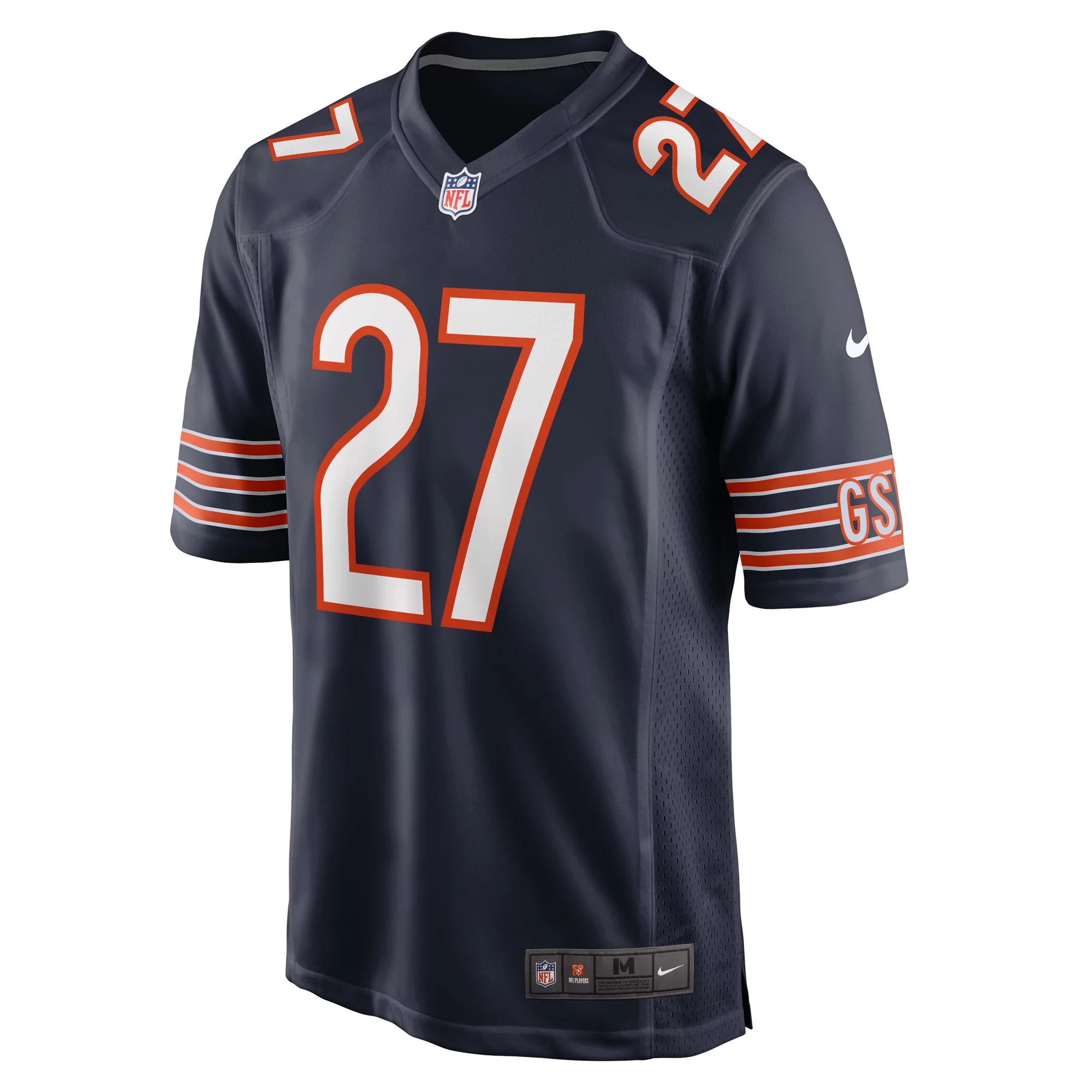 Men's Nike Greg Stroman Navy Chicago Bears Team Game Jersey