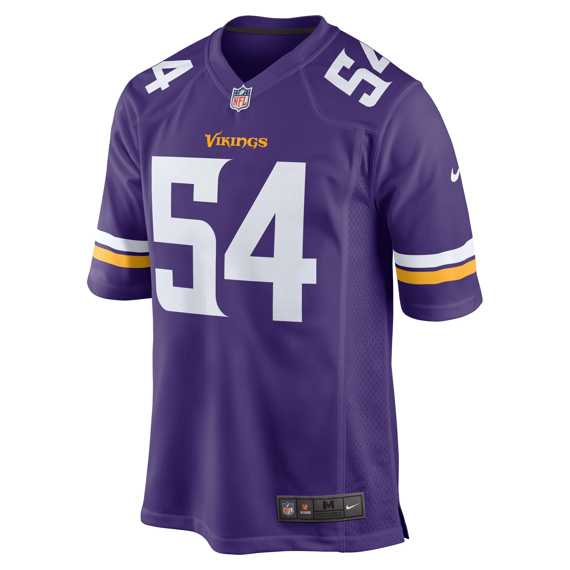 Men's Nike Anthony Barr Purple Minnesota Vikings Team Game Jersey