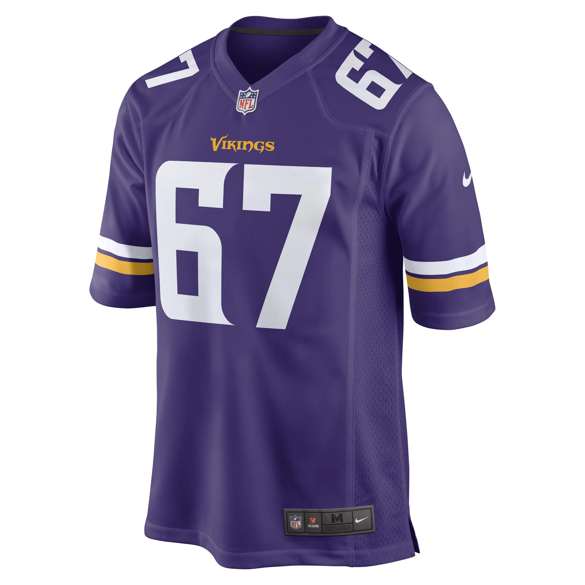 Men's Nike Ed Ingram Purple Minnesota Vikings Game Player Jersey