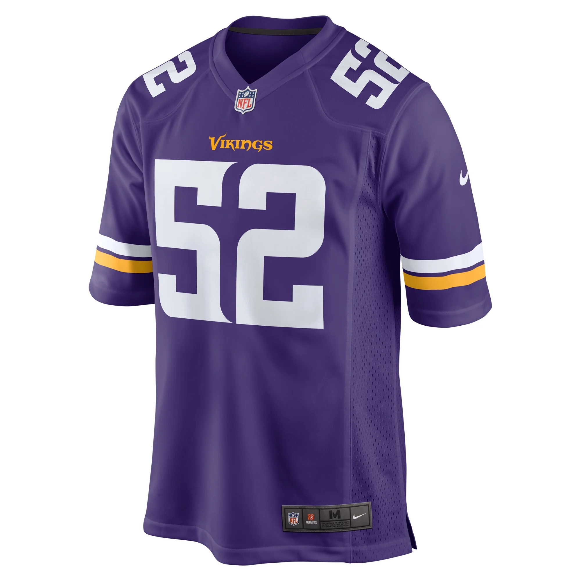 Men's Nike Jihad Ward Purple Minnesota Vikings Team Game Jersey