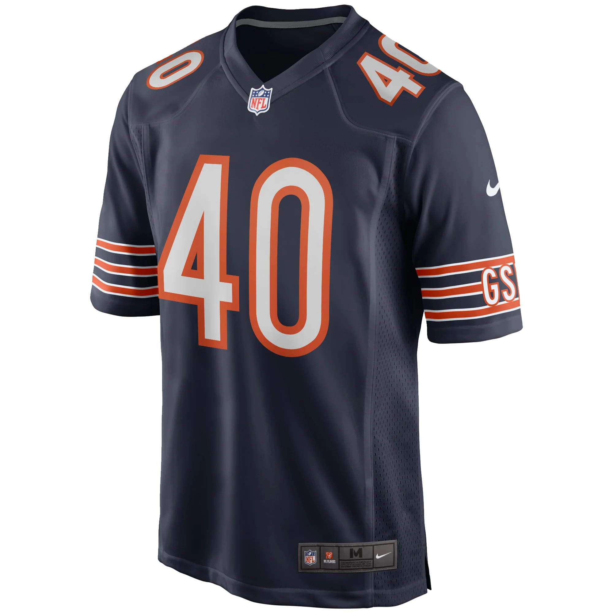 Men's Nike Gale Sayers Navy Chicago Bears Game Retired Player Jersey