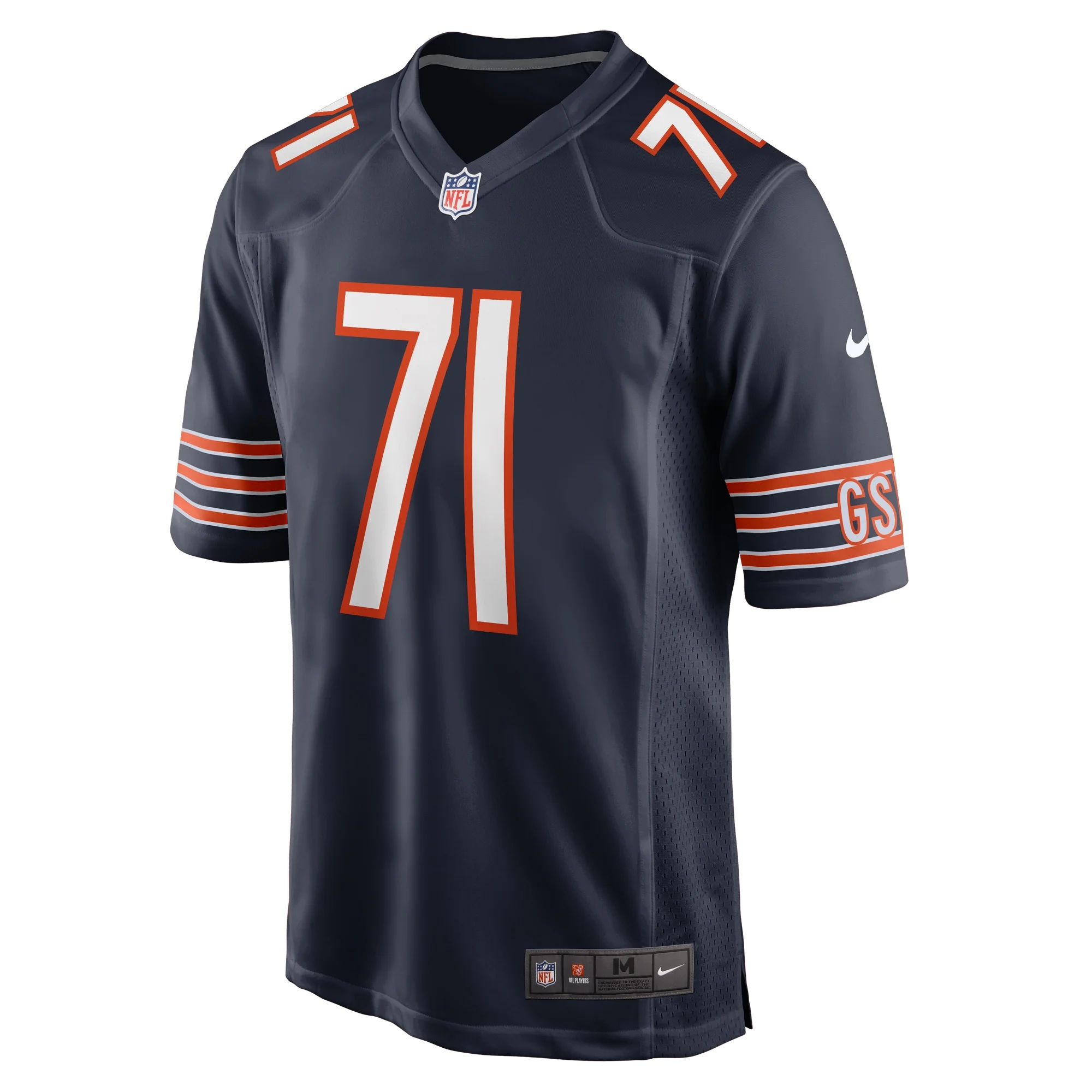Men's Nike Ryan Bates Navy Chicago Bears Game Jersey