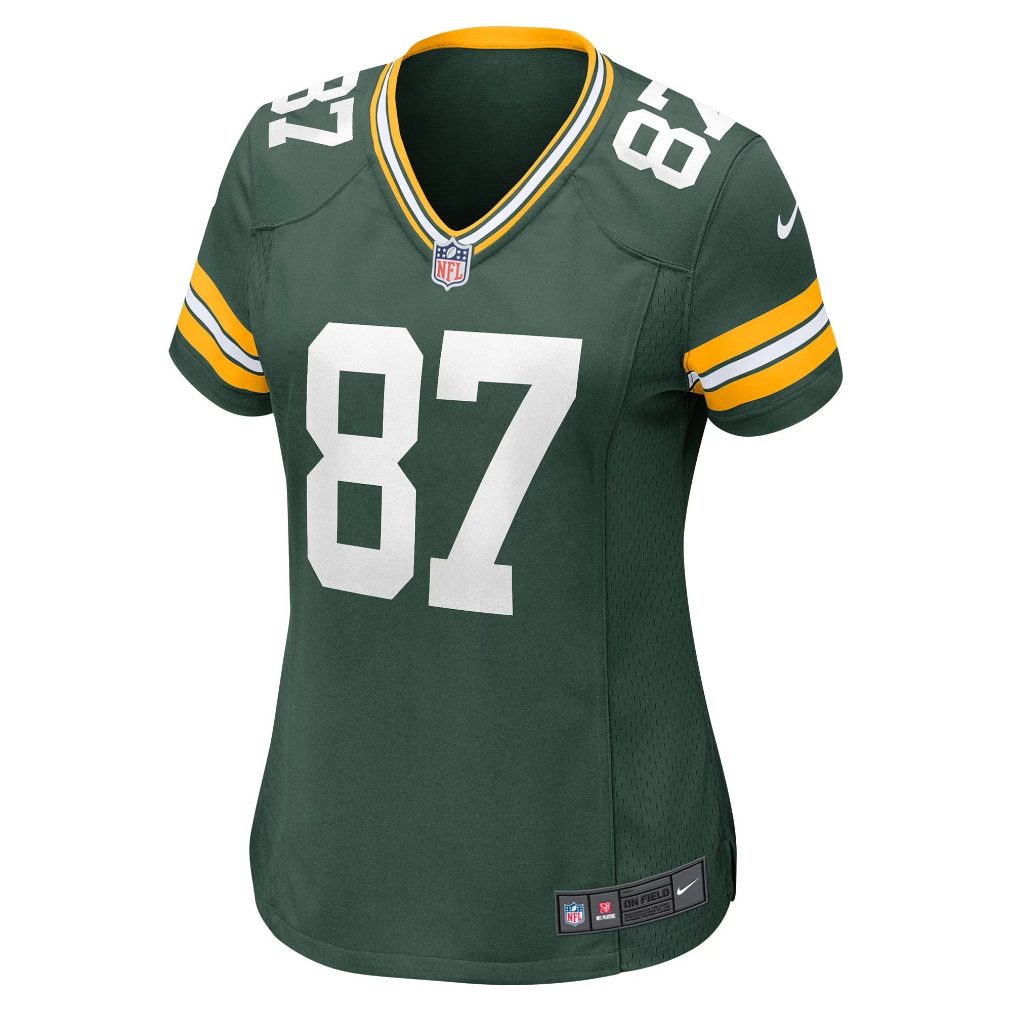 Women's Nike Romeo Doubs Green Green Bay Packers Player Game Jersey