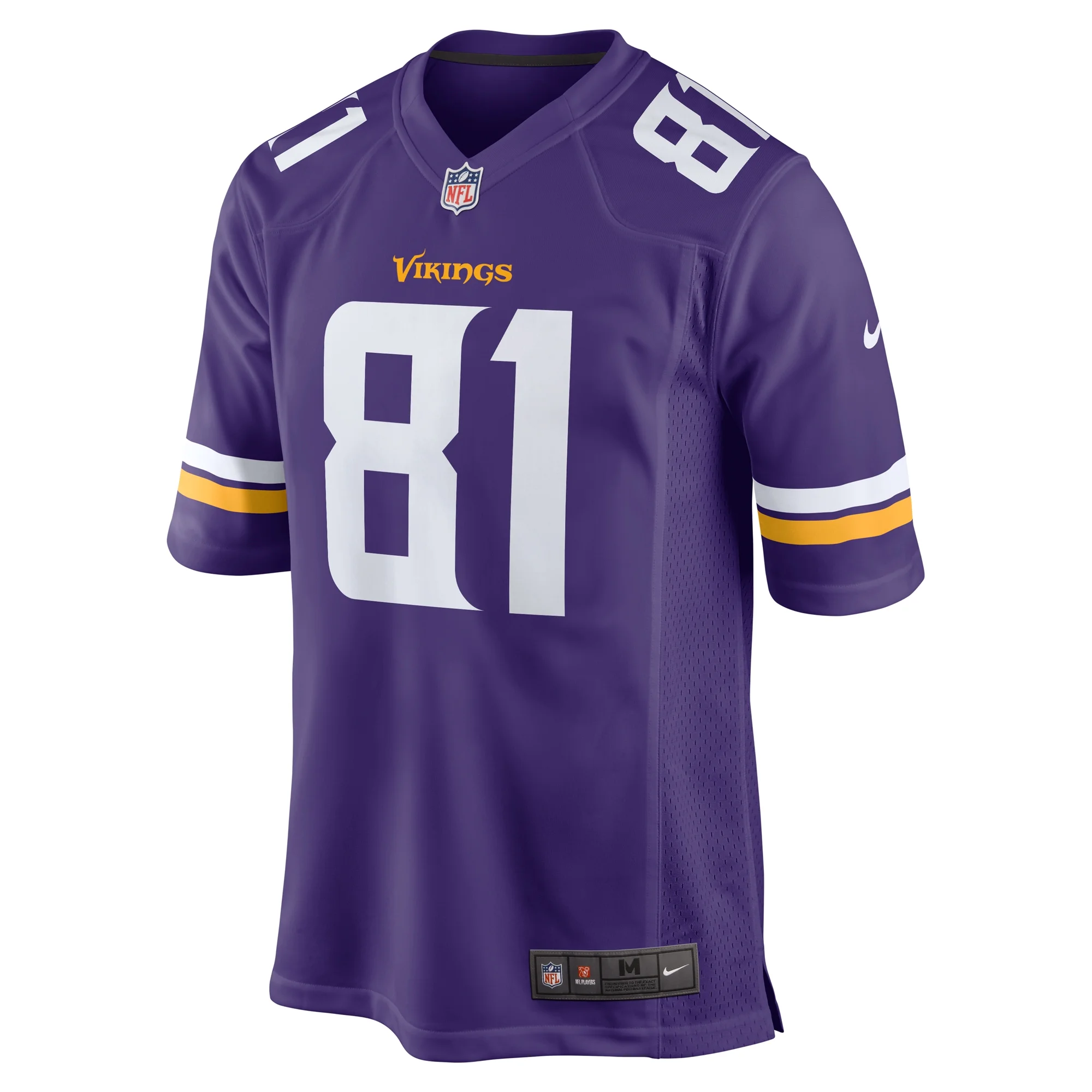 Men's Nike Malik Knowles Purple Minnesota Vikings Team Game Jersey
