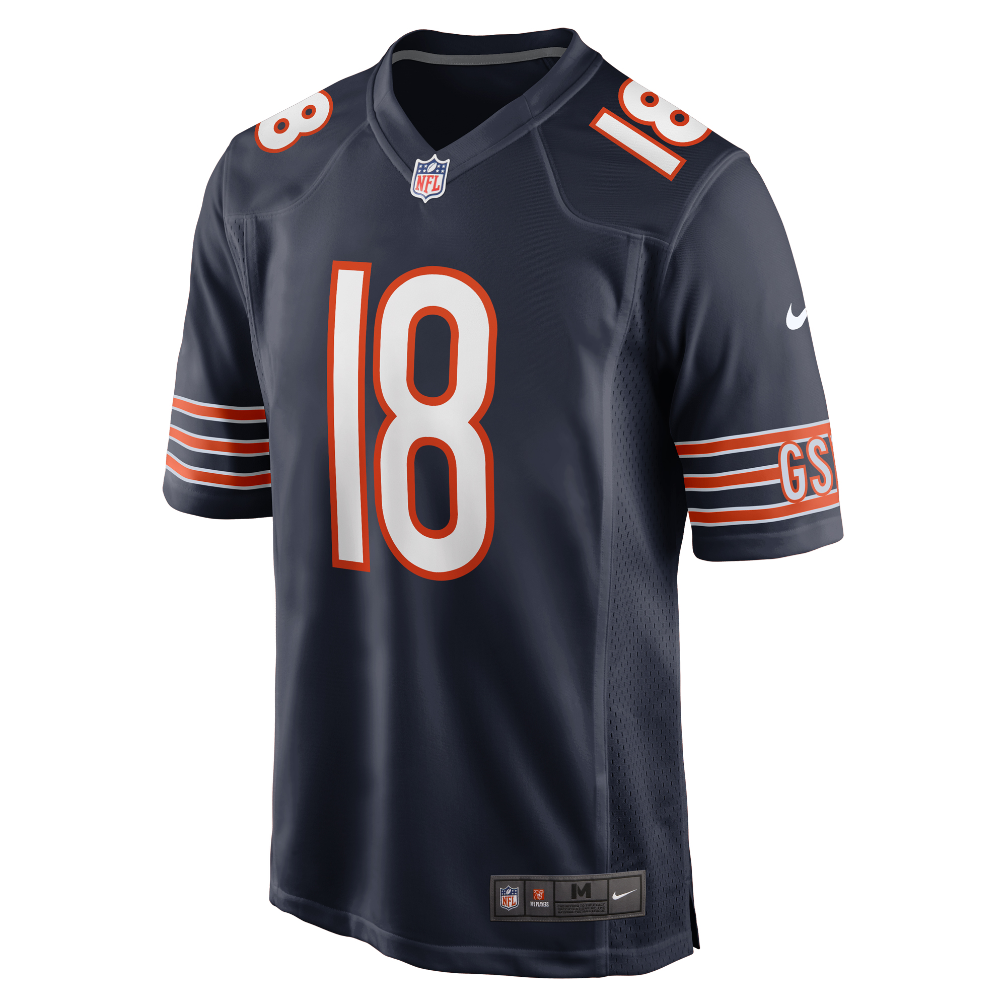 Men's Nike Robert Tonyan Navy Chicago Bears Game Jersey