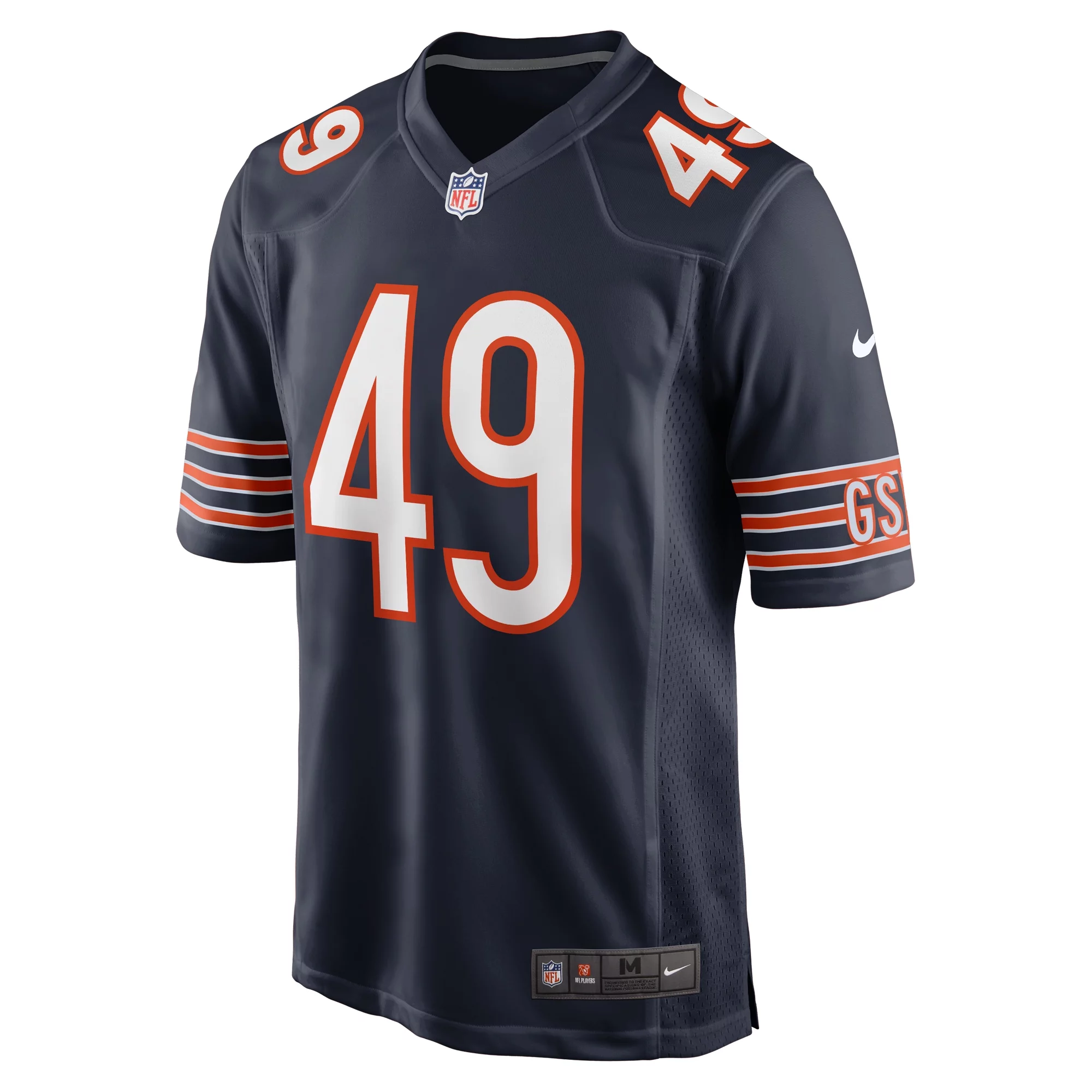 Men's Nike Tremaine Edmunds Navy Chicago Bears Game Player Jersey
