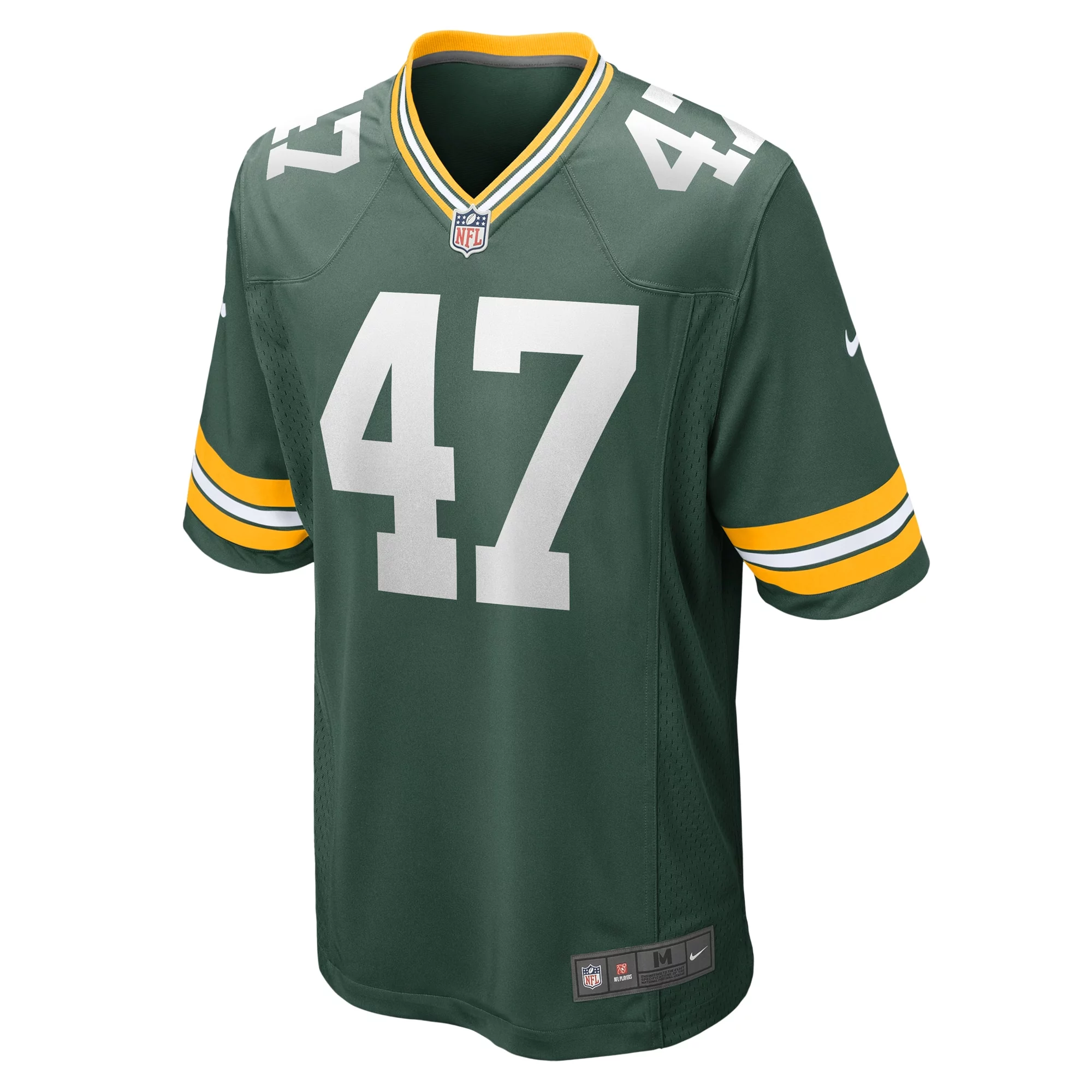Men's Nike Justin Hollins Green Green Bay Packers Home Game Player Jersey