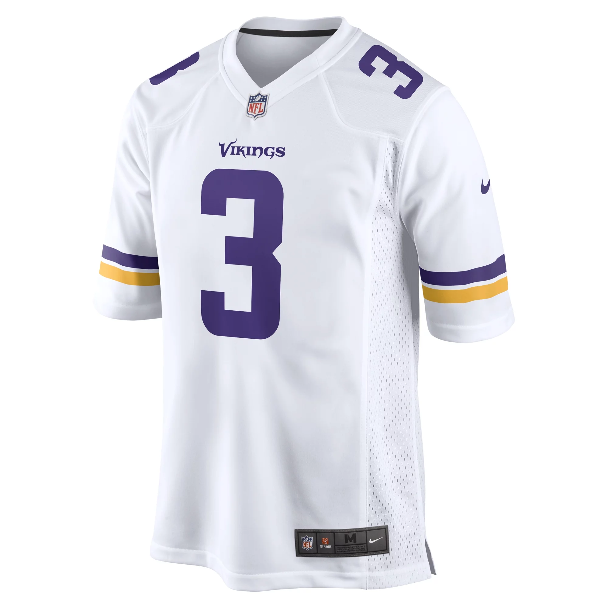Men's Nike Jordan Addison White Minnesota Vikings Away Game Jersey