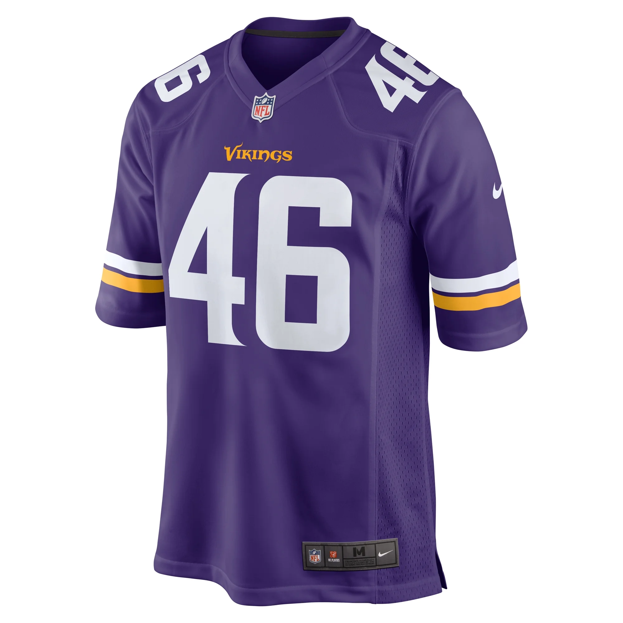 Men's Nike Aaron Dykes Purple Minnesota Vikings Team Game Jersey