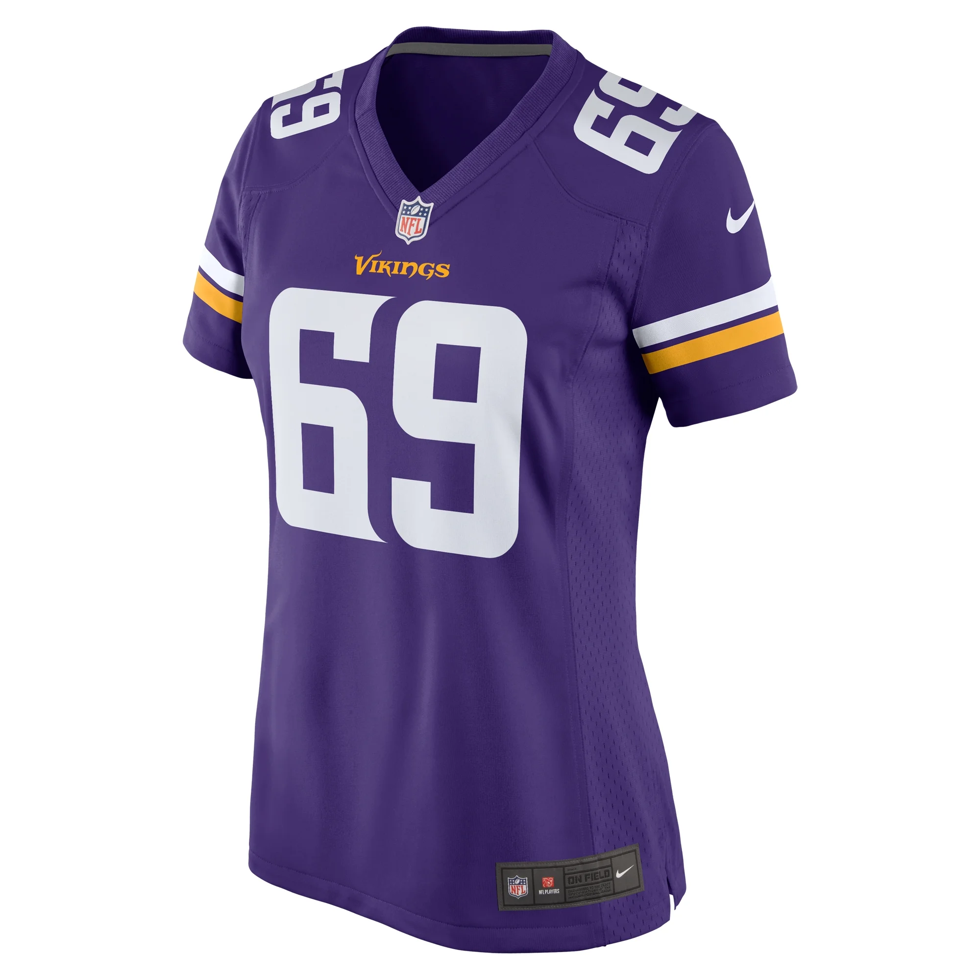 Women's Nike Dan Feeney Purple Minnesota Vikings Team Game Jersey