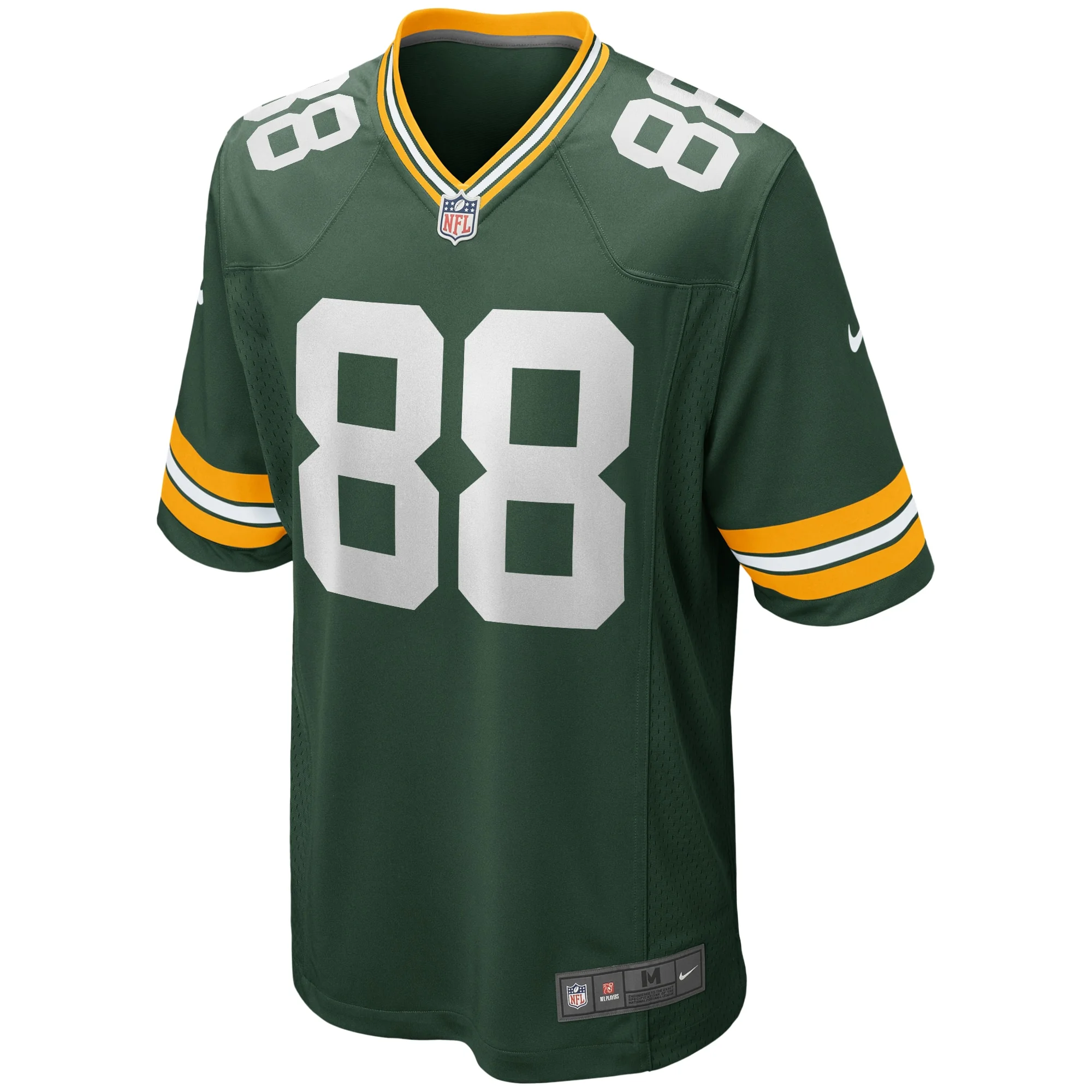 Men's Nike Jermichael Finley Green Green Bay Packers Game Retired Player Jersey