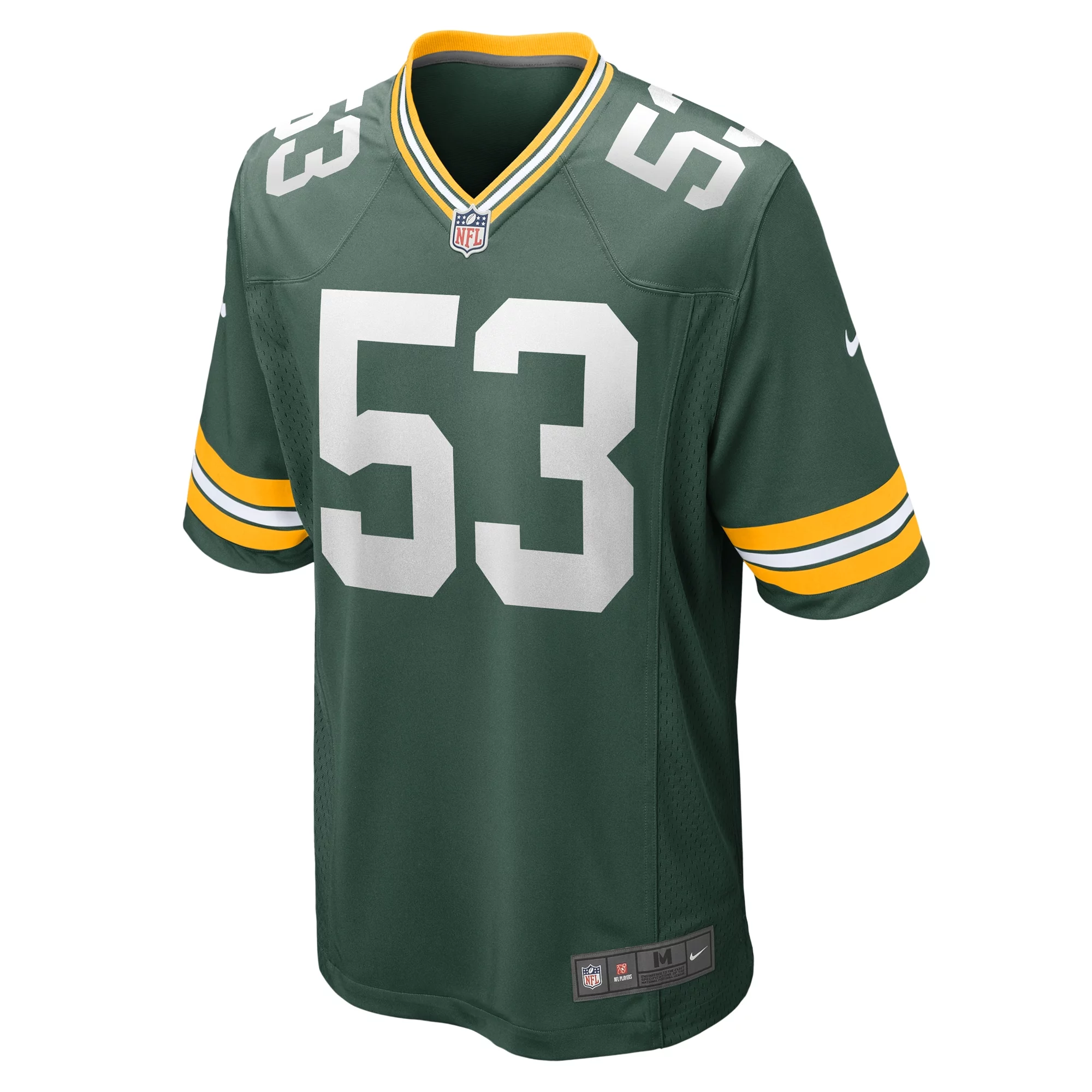 Men's Nike Arron Mosby Green Green Bay Packers Team Game Jersey