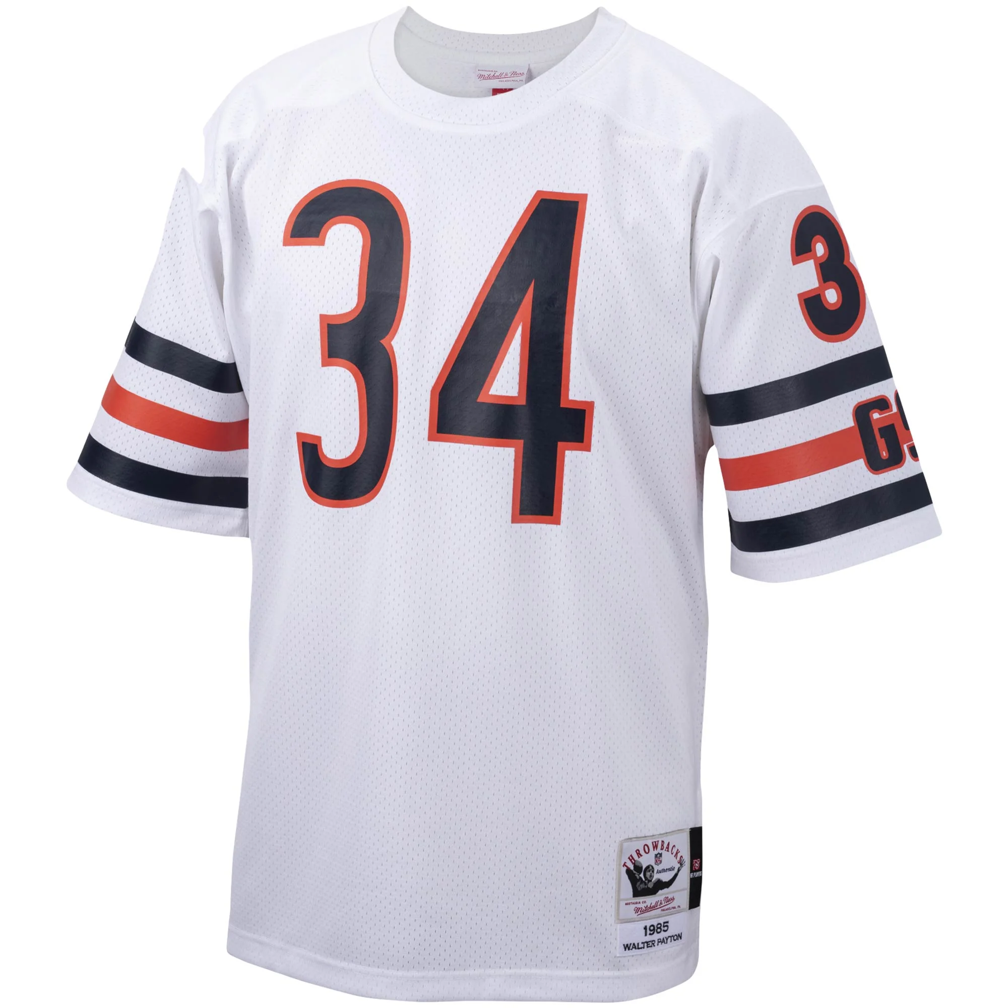 Men's Mitchell & Ness Walter Payton White Chicago Bears 2004 Authentic Throwback Retired Player Jersey