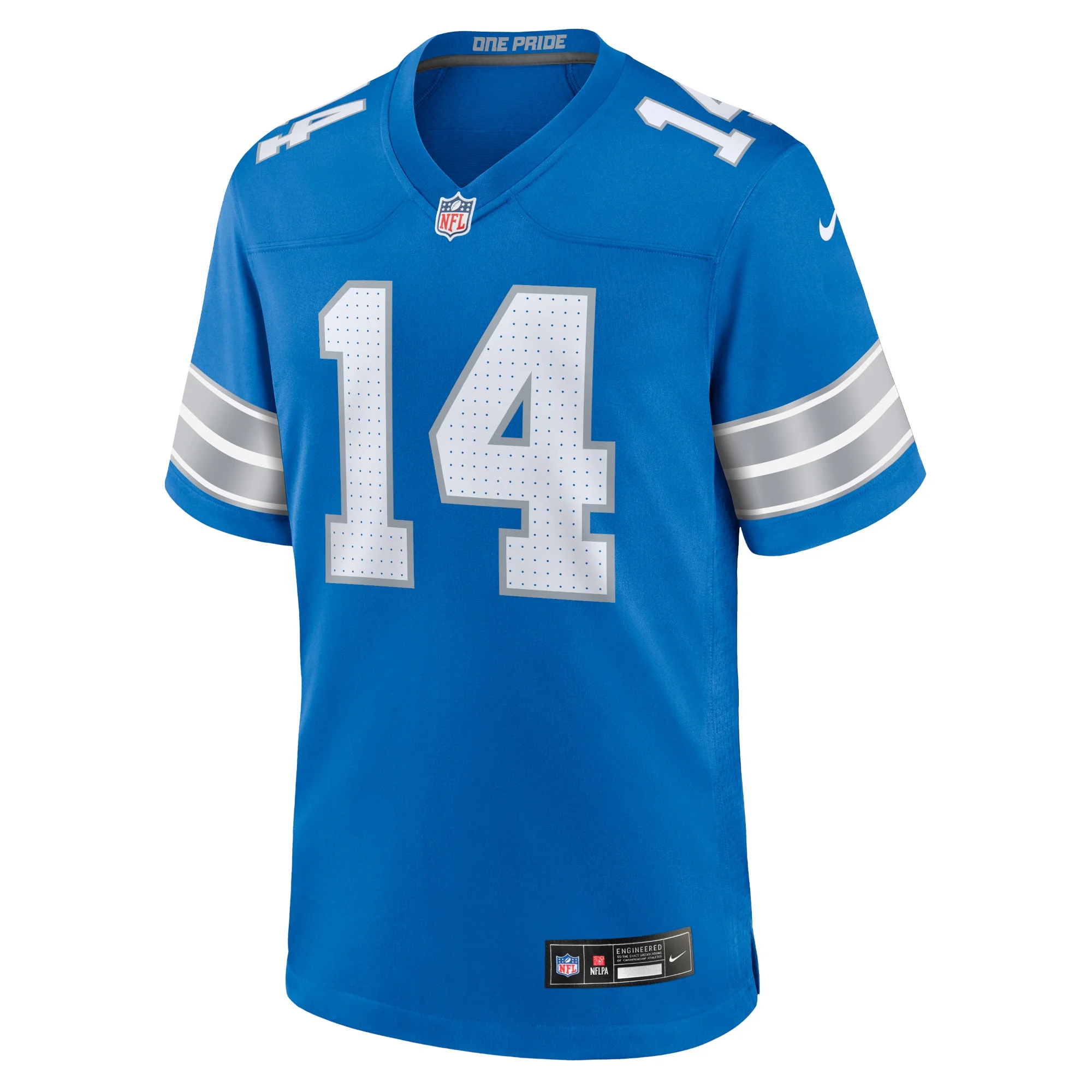 Men's Nike Amon-Ra St. Brown Blue Detroit Lions Game Jersey