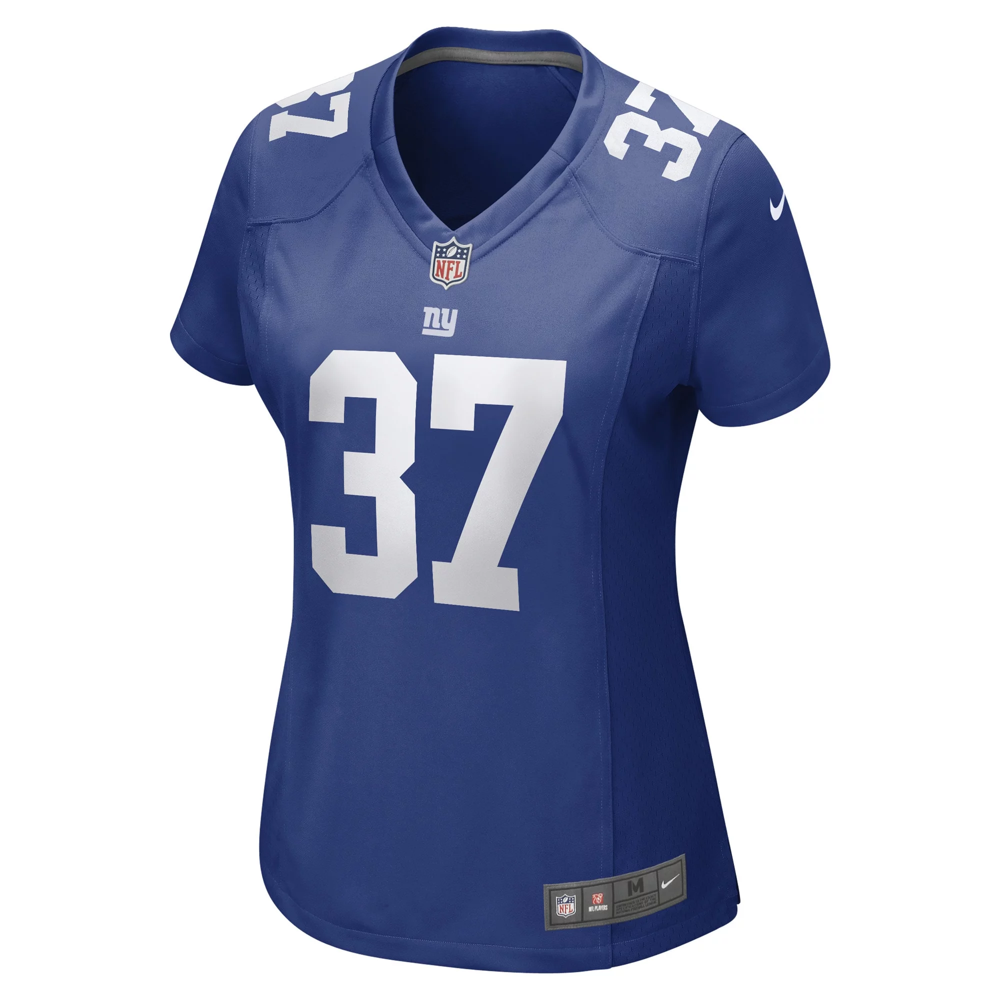 Women's Nike Fabian Moreau Royal New York Giants Game Player Jersey