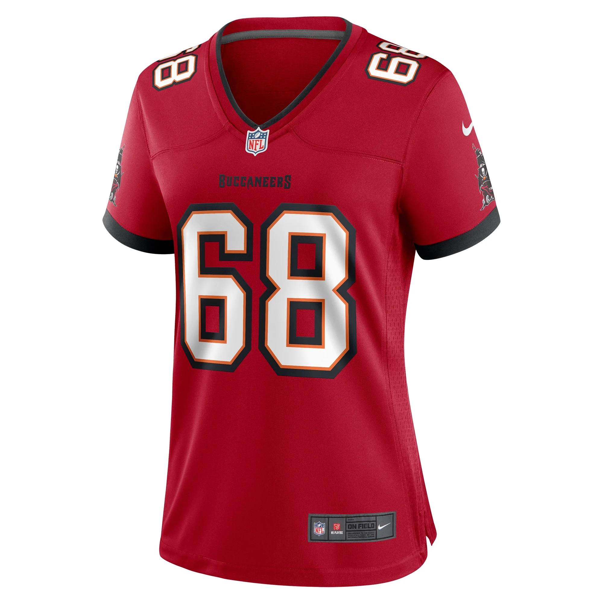 Women's Nike Ben Bredeson Red Tampa Bay Buccaneers Game Jersey