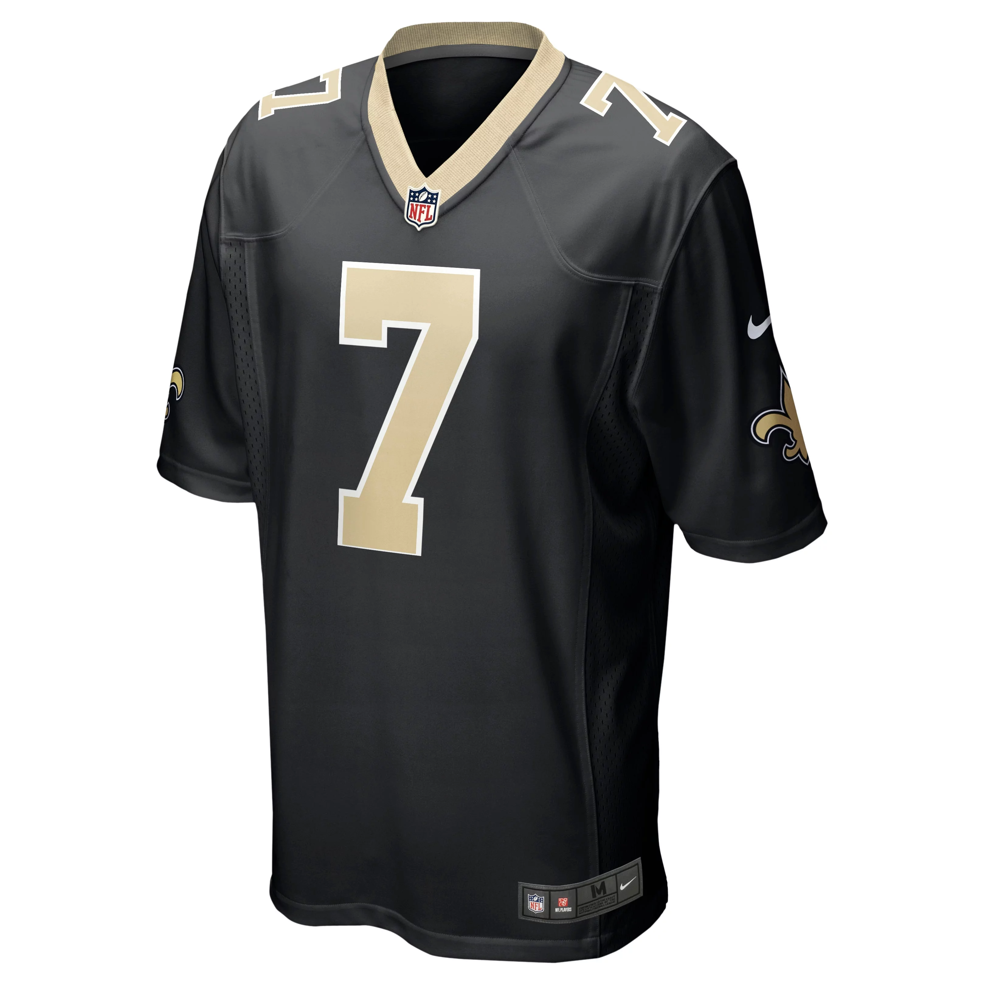 Men's Nike Taysom Hill Black New Orleans Saints Game Jersey