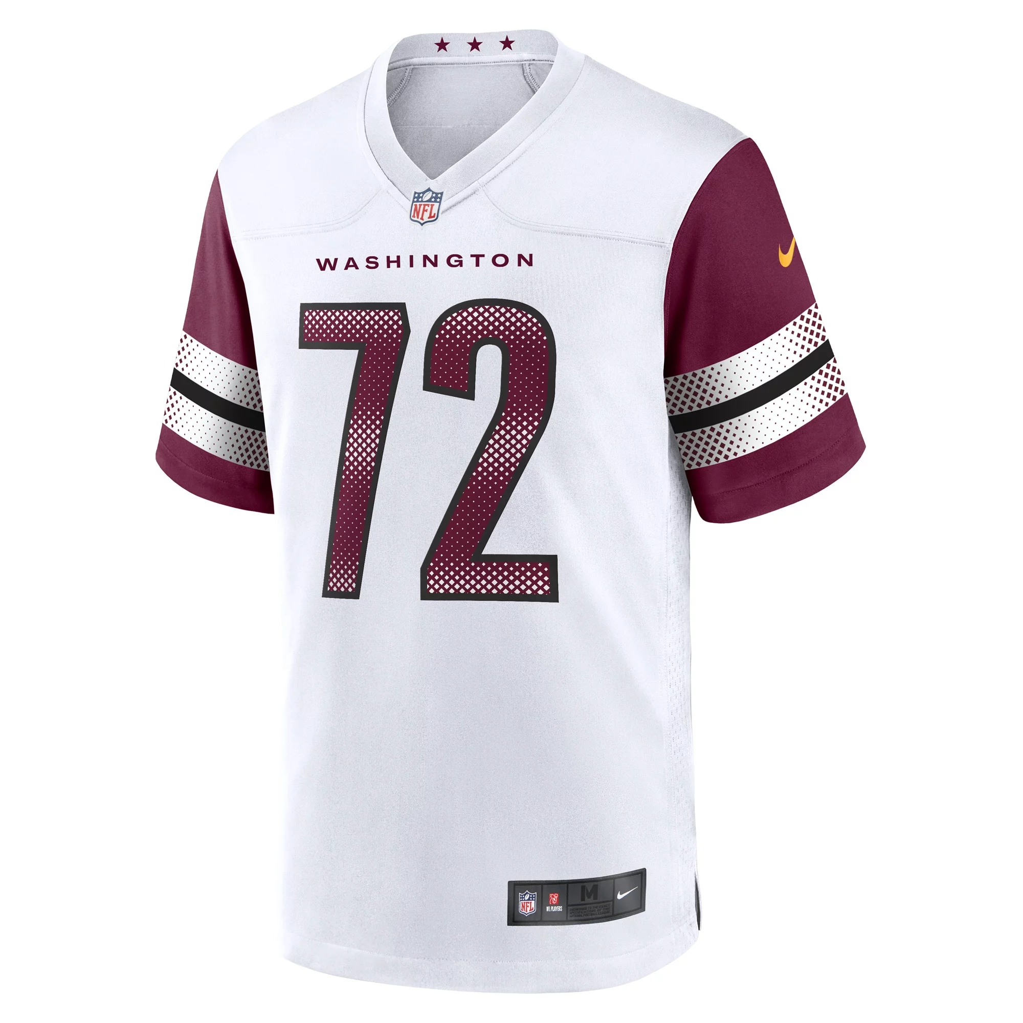 Men's Nike Charles Leno Jr. White Washington Commanders Away Game Player Jersey