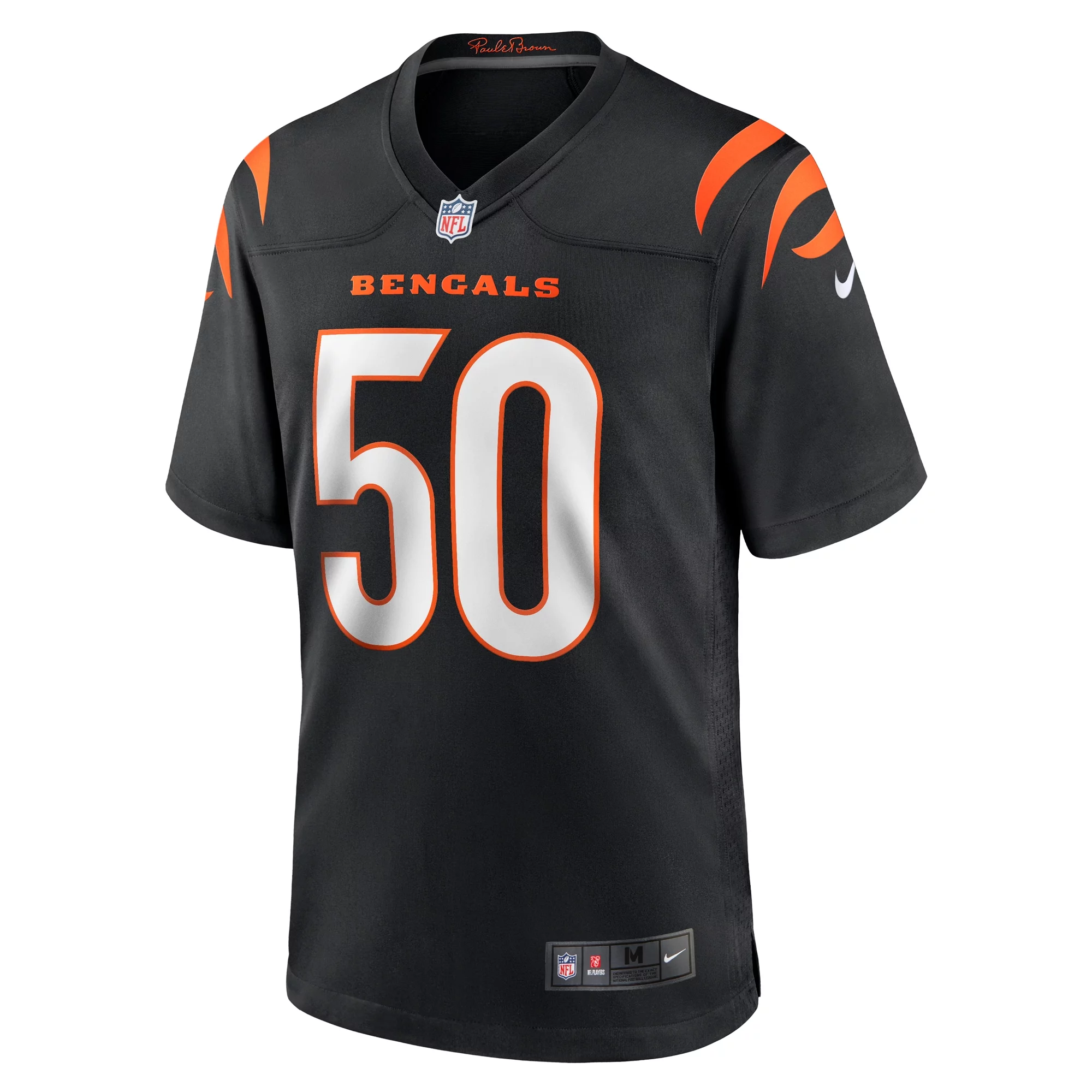 Men's Nike Shaka Heyward Black Cincinnati Bengals Team Game Jersey