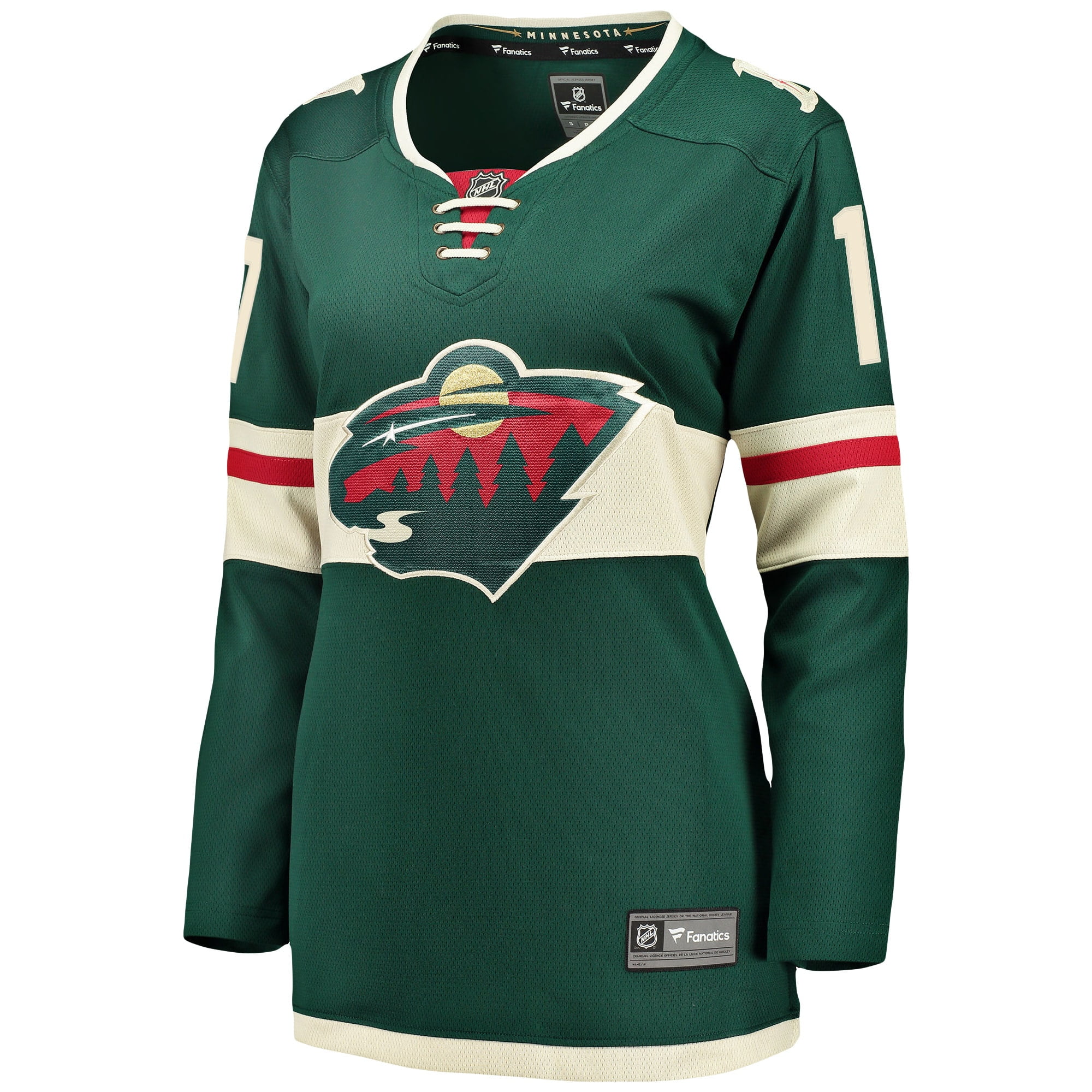 Women's Fanatics Marcus Foligno Green Minnesota Wild Breakaway Player Jersey