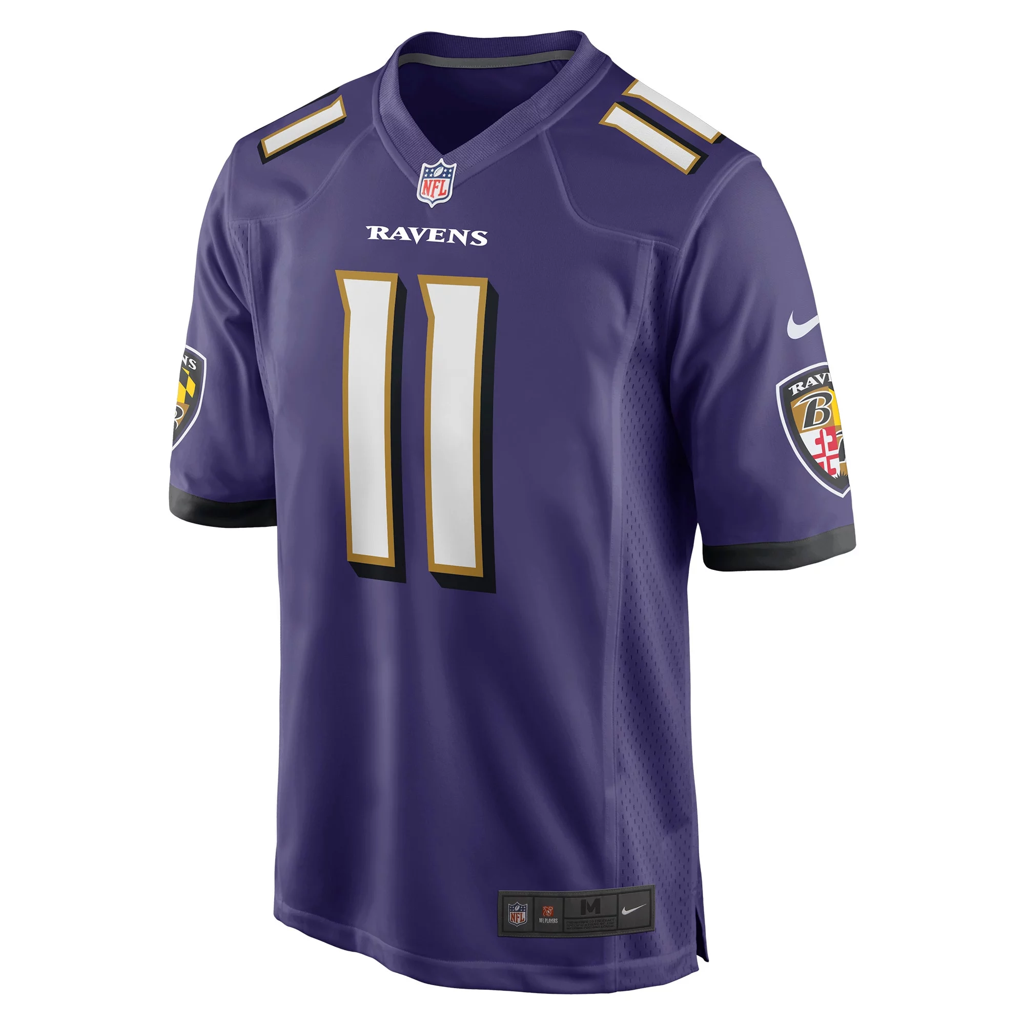 Men's Nike Jordan Stout Purple Baltimore Ravens Player Game Jersey