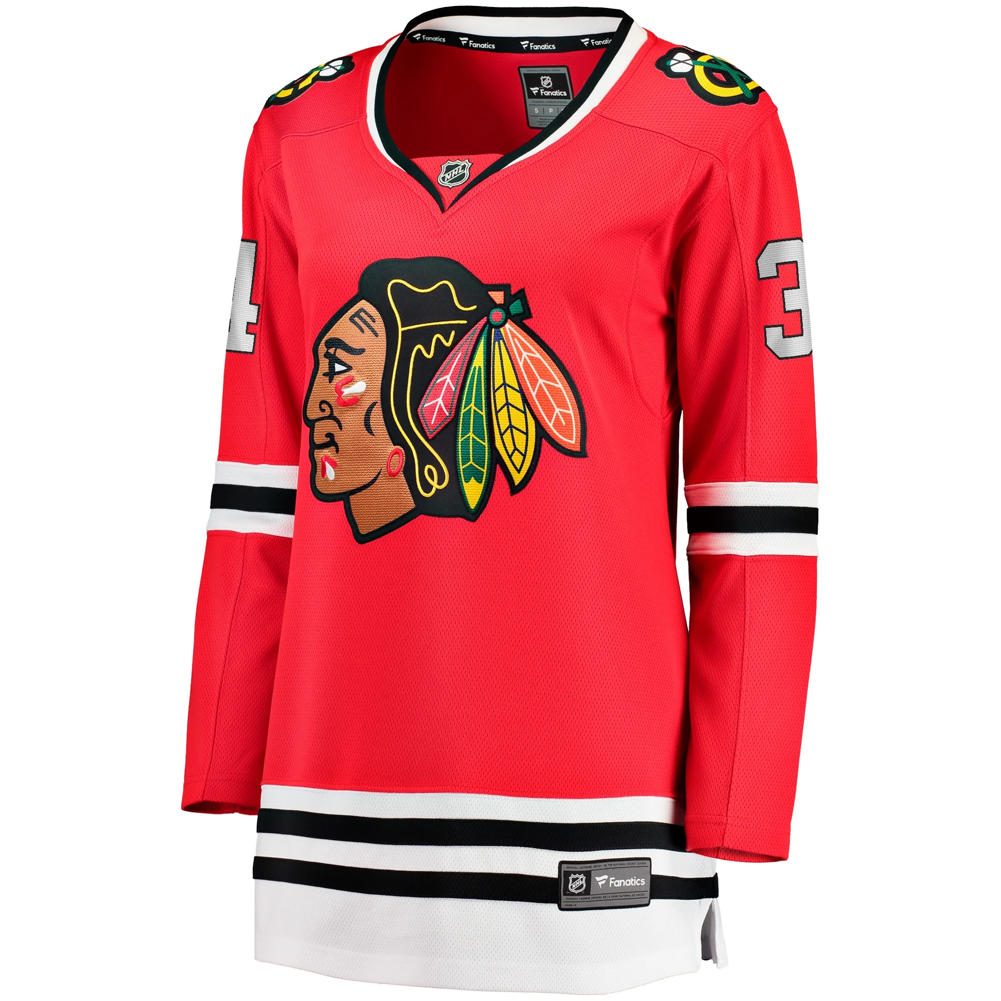 Women's Fanatics Petr Mrazek Red Chicago Blackhawks Home Breakaway Player Jersey
