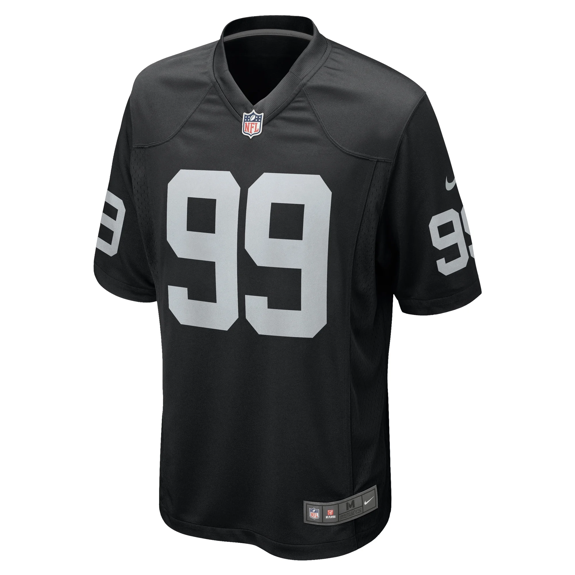 Men's Nike Nesta Jade Silvera Black Las Vegas Raiders Team Game Jersey