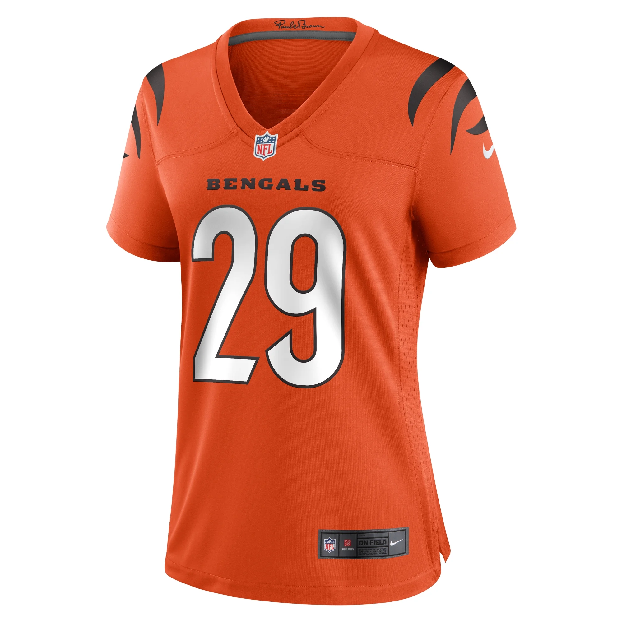 Women's Nike Cam Taylor-Britt Orange Cincinnati Bengals Alternate Game Jersey