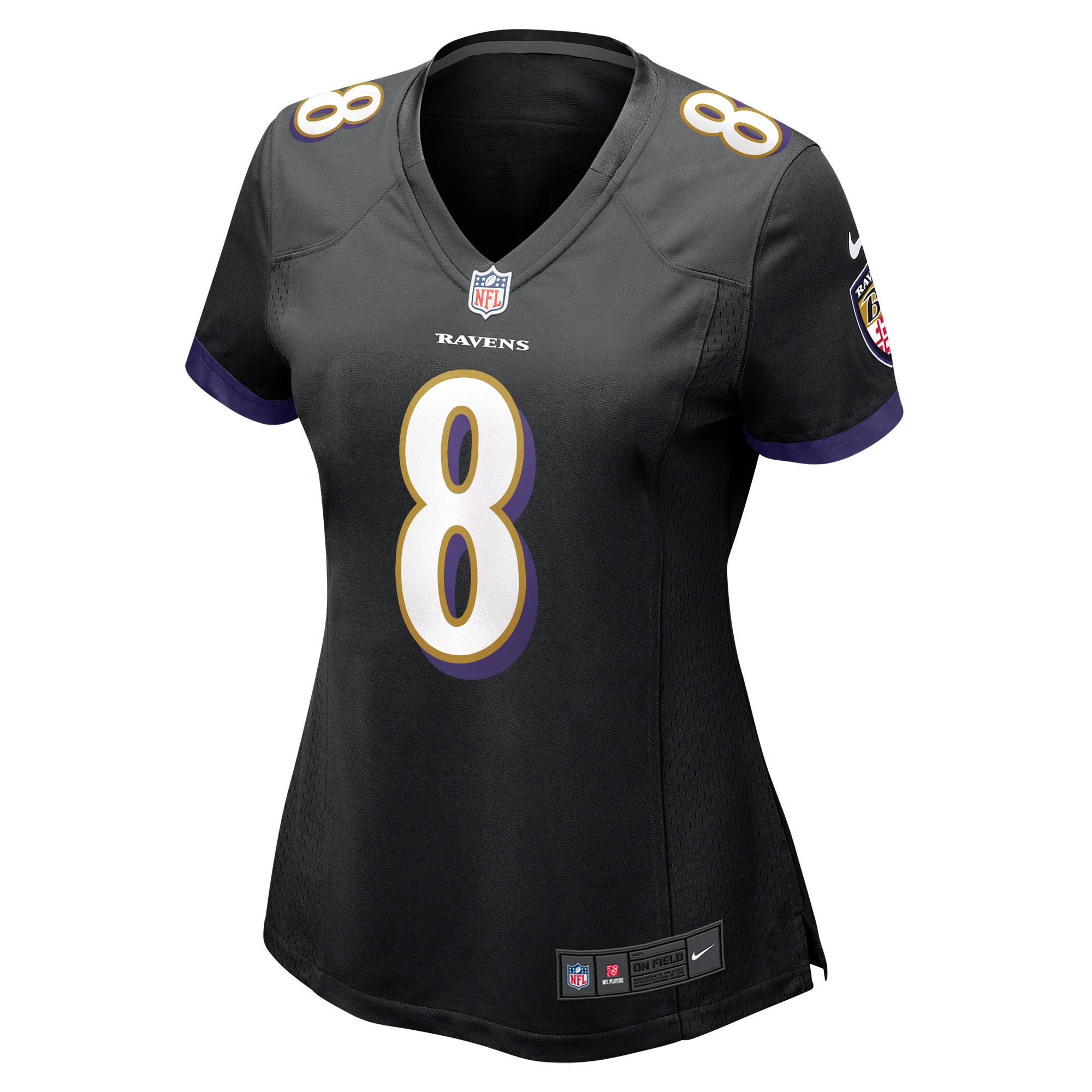 Women's Nike Lamar Jackson Black Baltimore Ravens Alternate Game Jersey