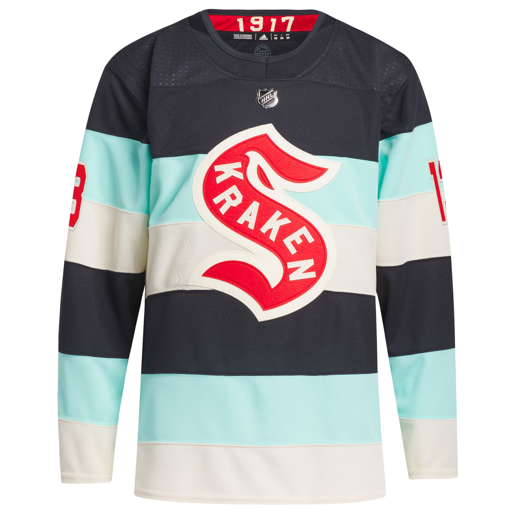 Brandon Tanev Seattle Kraken adidas 2024 NHL Winter Classic Primegreen Authentic Player Jersey - Deep Sea Blue