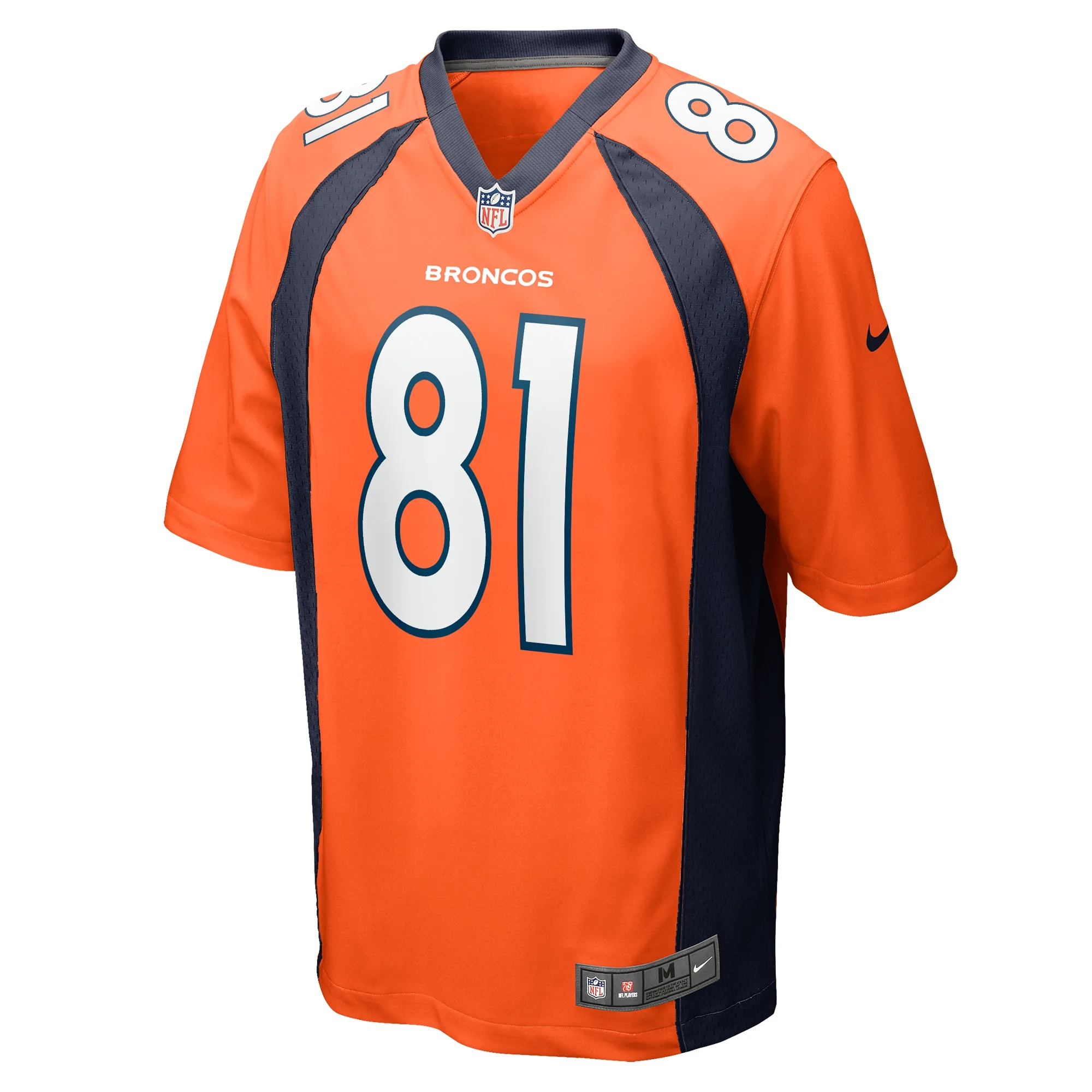 Men's Nike Tre'Quan Smith Orange Denver Broncos Game Jersey