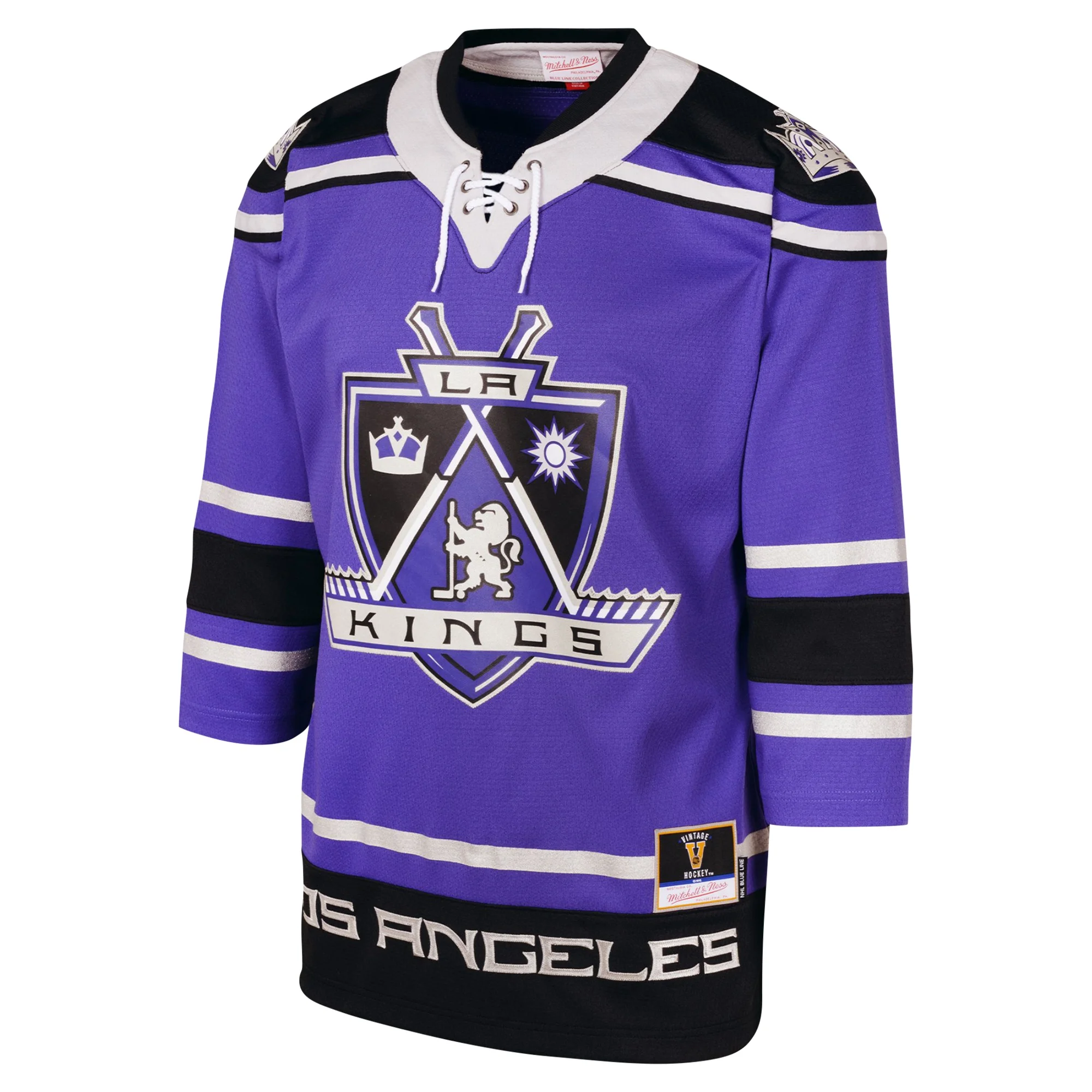 Youth Mitchell & Ness Purple Los Angeles Kings 2002 Blue Line Player Jersey