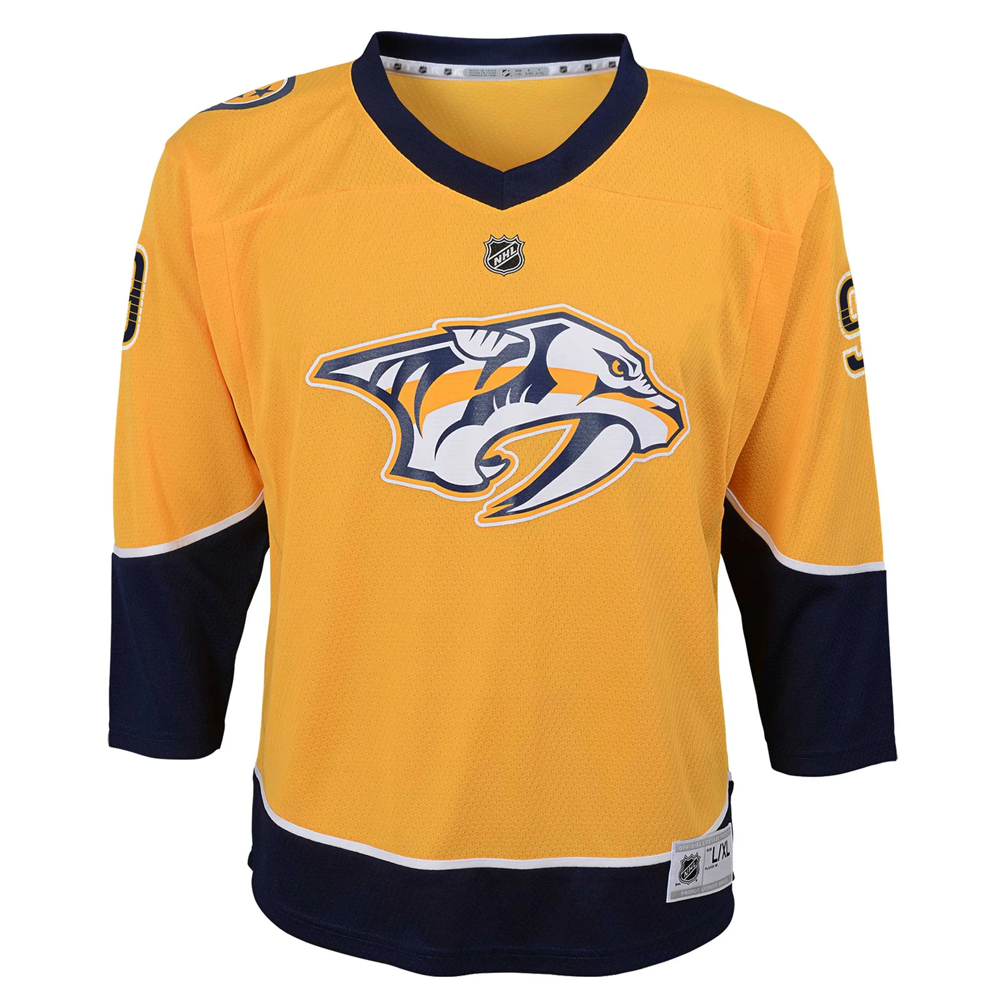 Youth Filip Forsberg Gold Nashville Predators Home Replica Player Jersey
