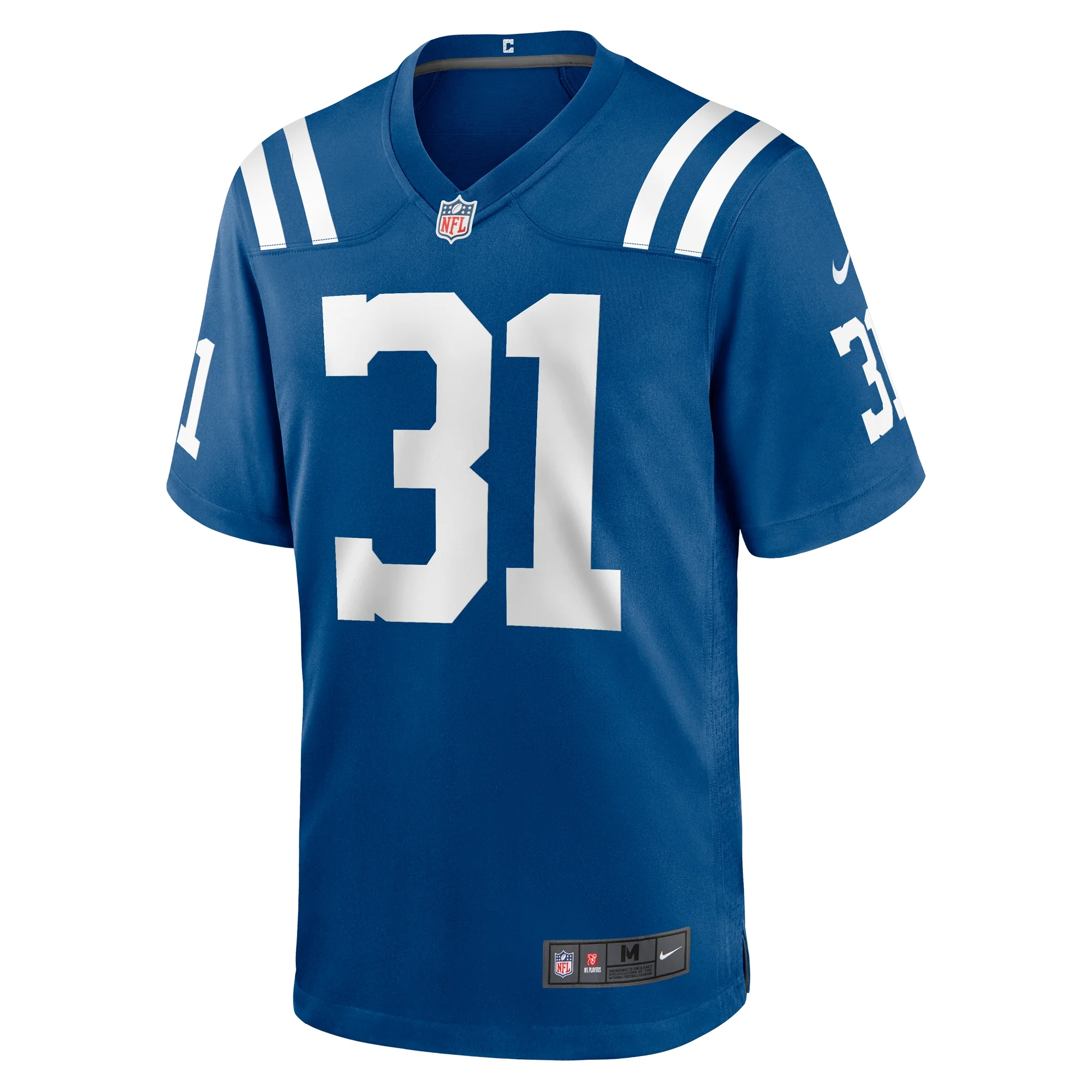 Men's Nike Jason Huntley Royal Indianapolis Colts Team Game Jersey